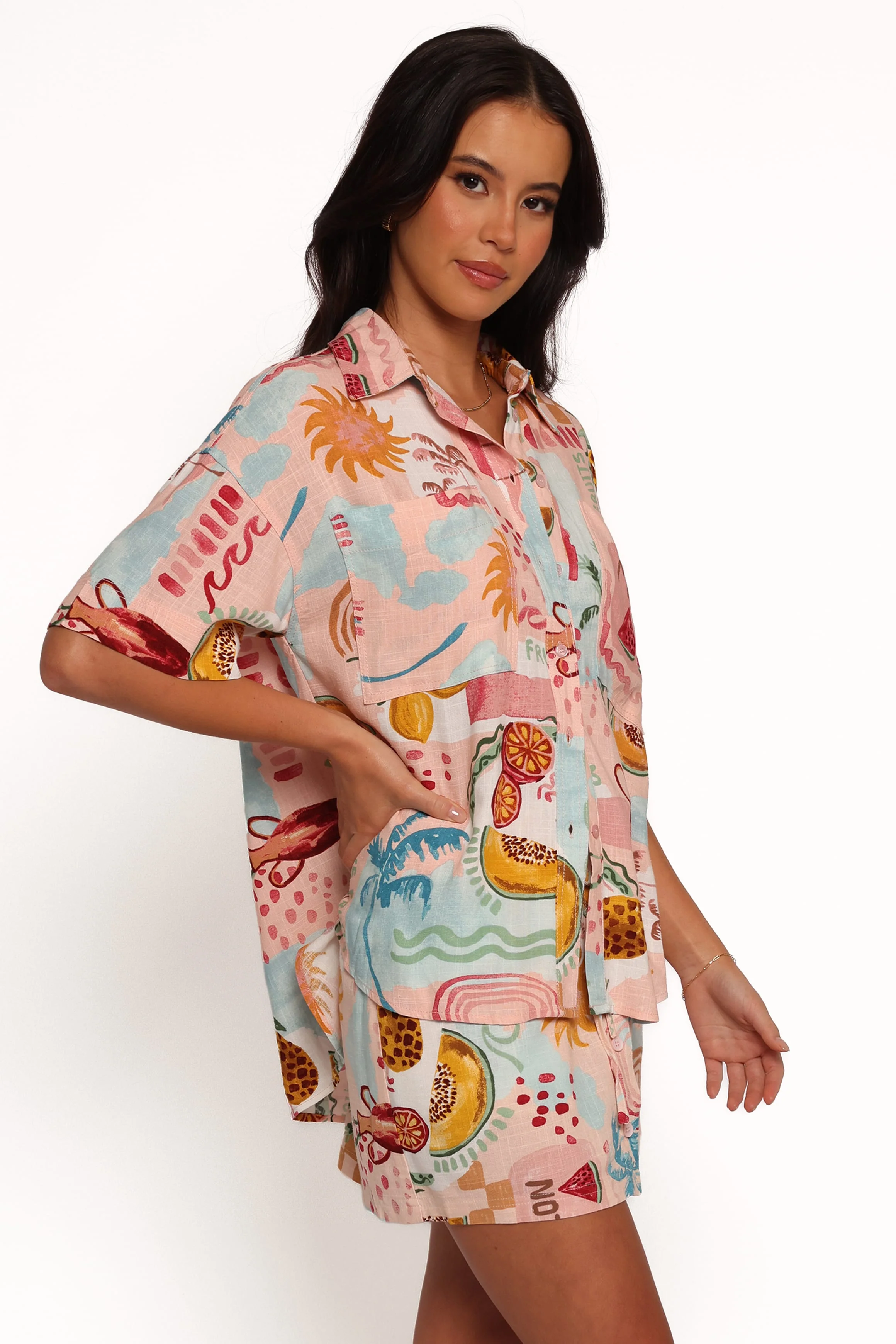 Abella Short Sleeve Shirt - Summer Haze - Image 7