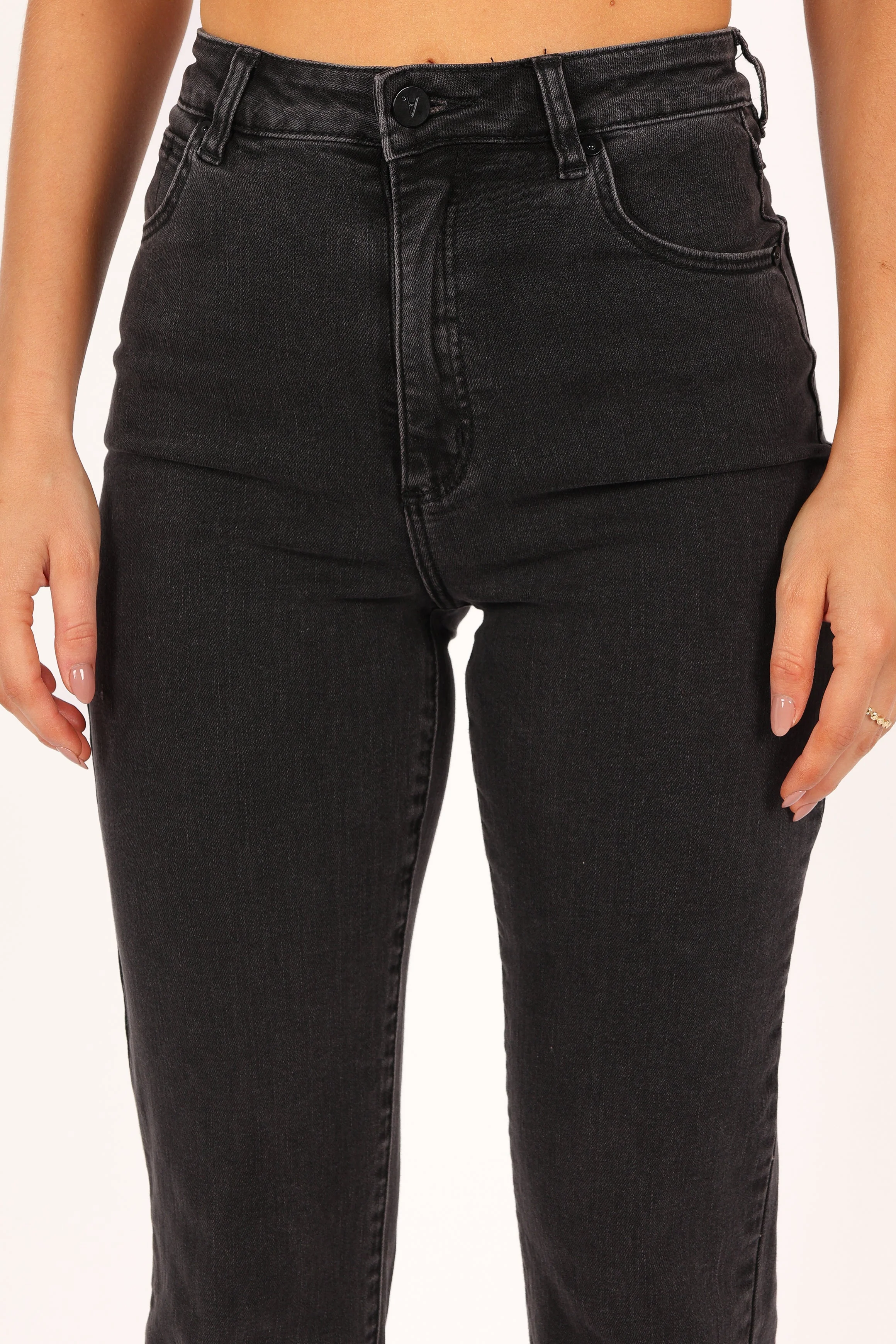 Abrand 94 High Slim Jeans - 90210 Washed Black - Image 9