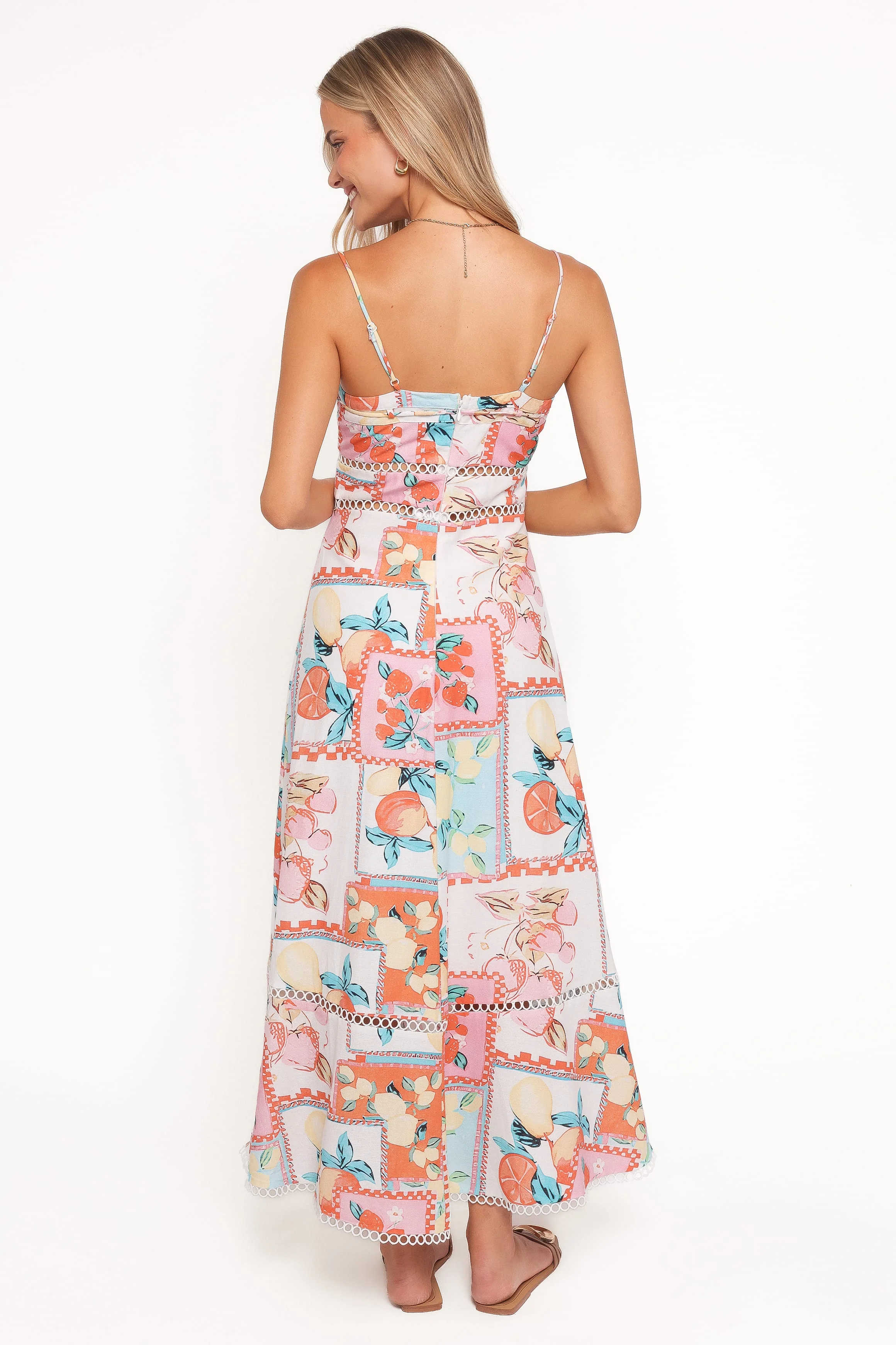 Adalynn Maxi Dress - Fruit Print - Image 4