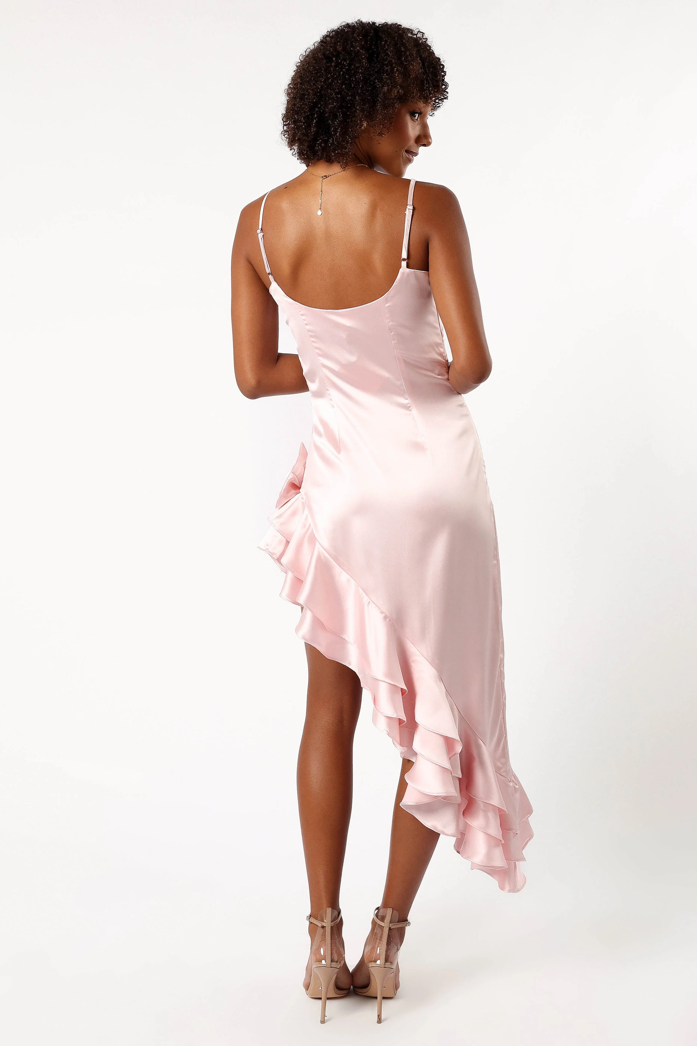 Addie Midi Dress - Light Pink - Image 7
