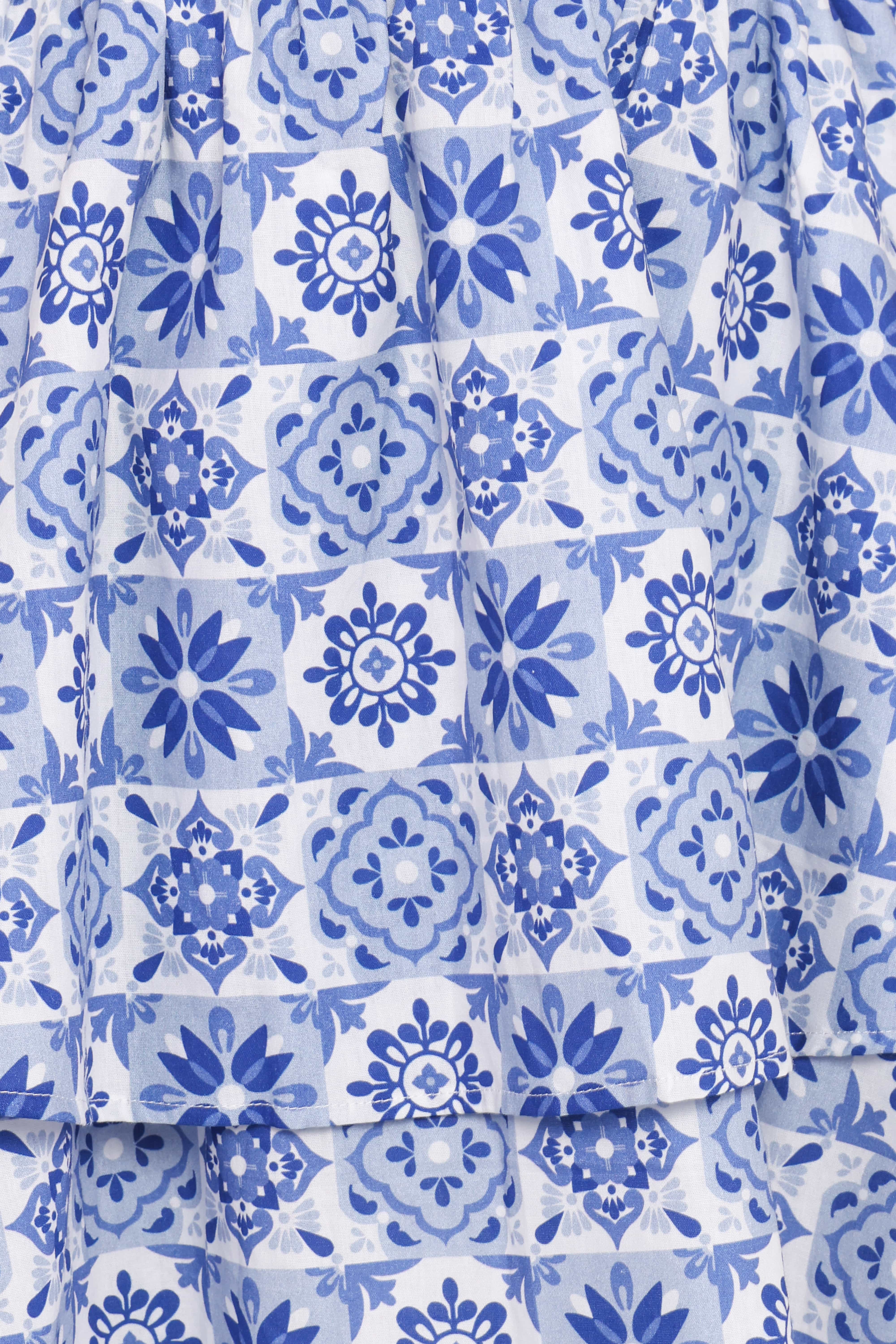 Aeliana Mini Dress - Blue Tile - Image 7