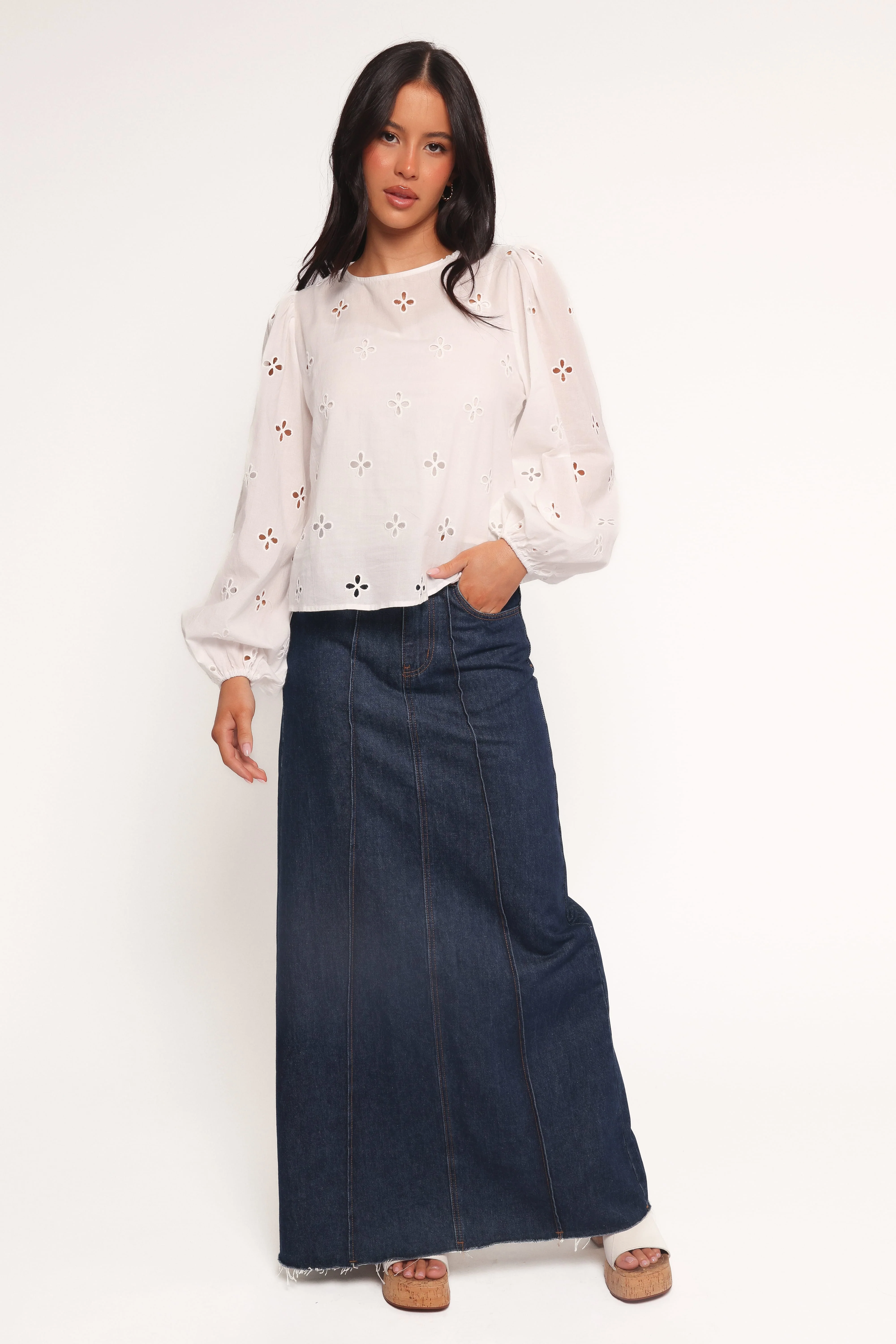 Aggie Blouse - White - Image 7