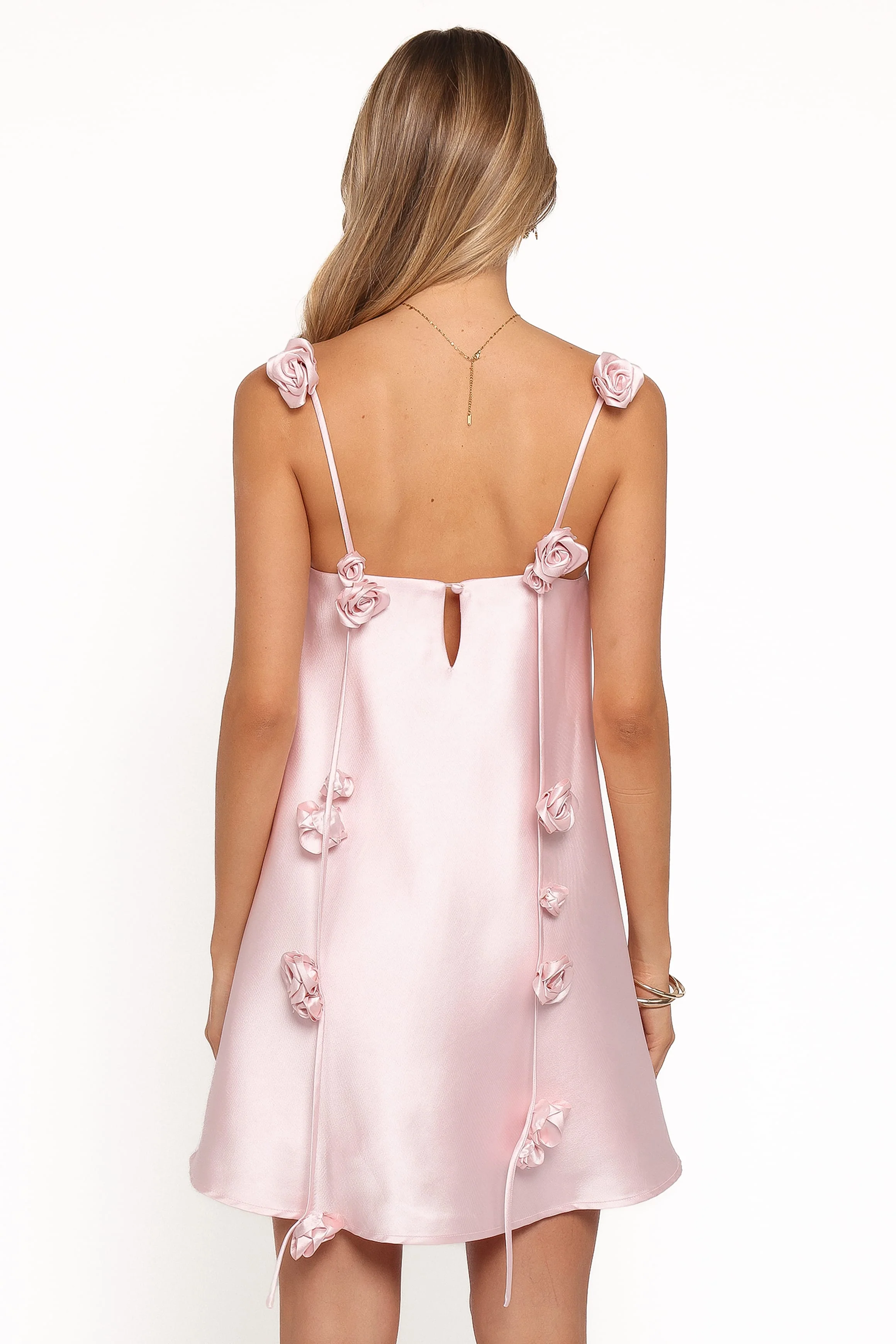 Airlie Mini Dress - Baby Pink - Image 6
