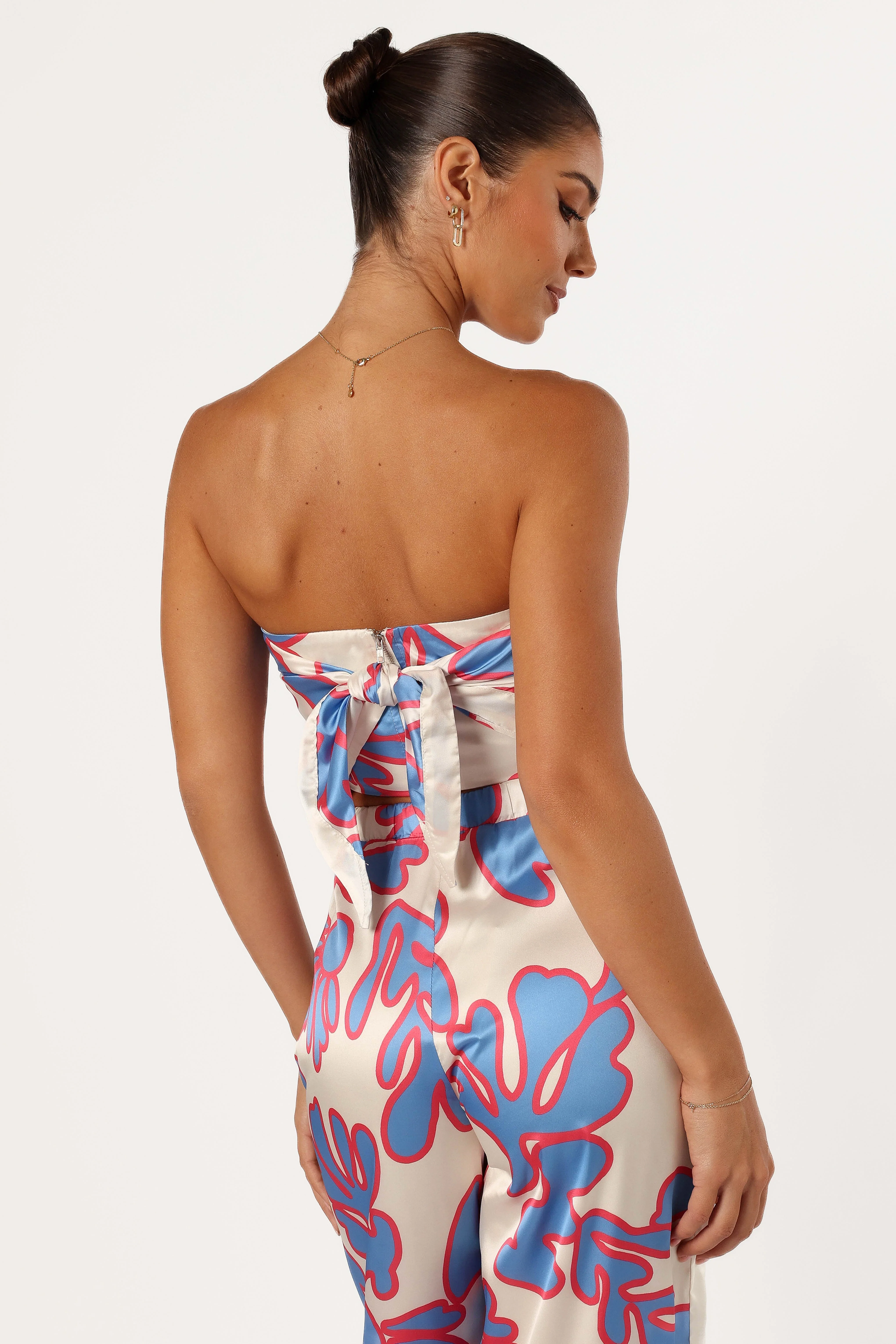 Akeli Scarf Top - Flori Print - Image 5