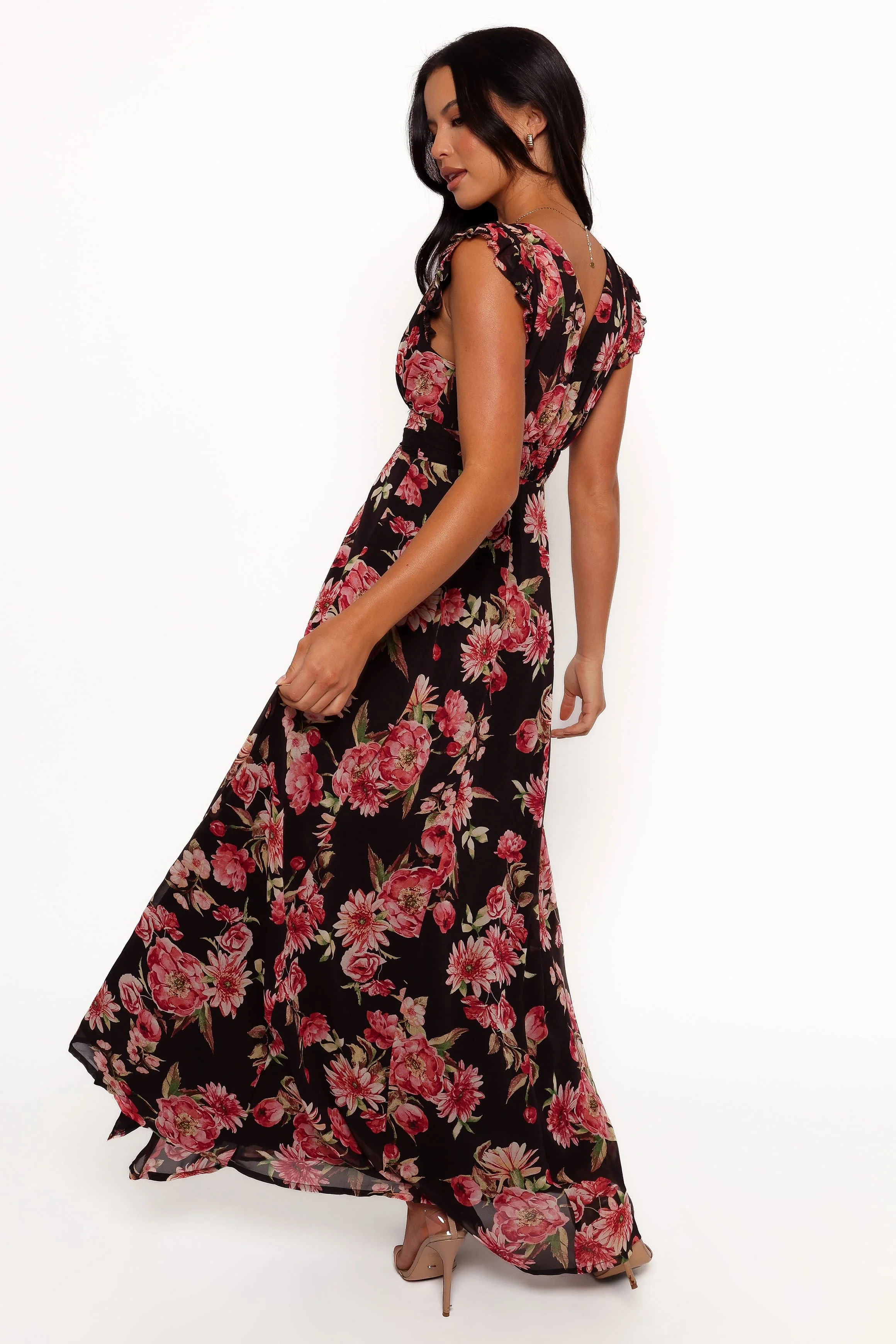 Aldo Maxi Dress - Black Floral - Image 4