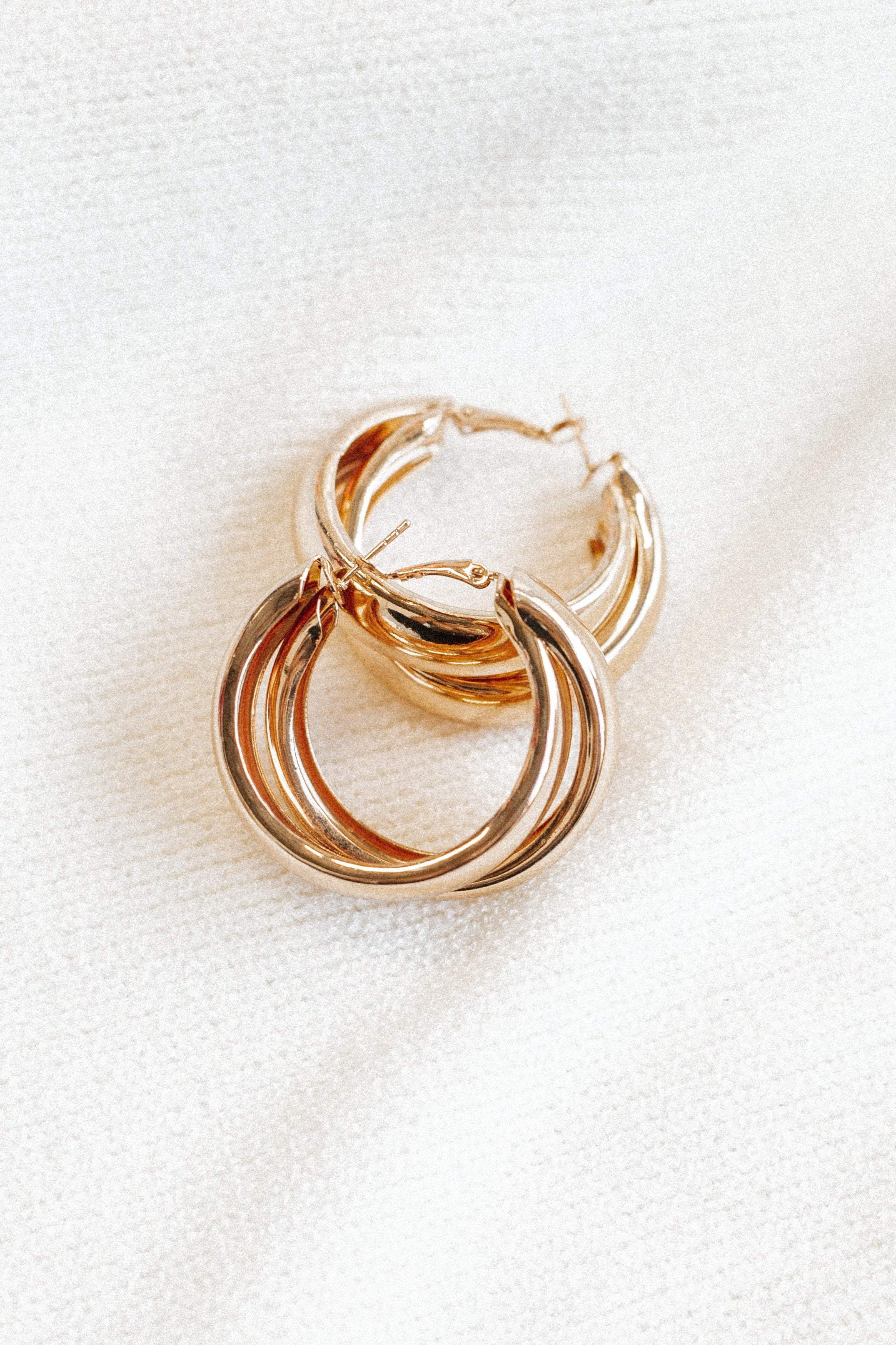 Alegra Earrings - Gold - Image 3