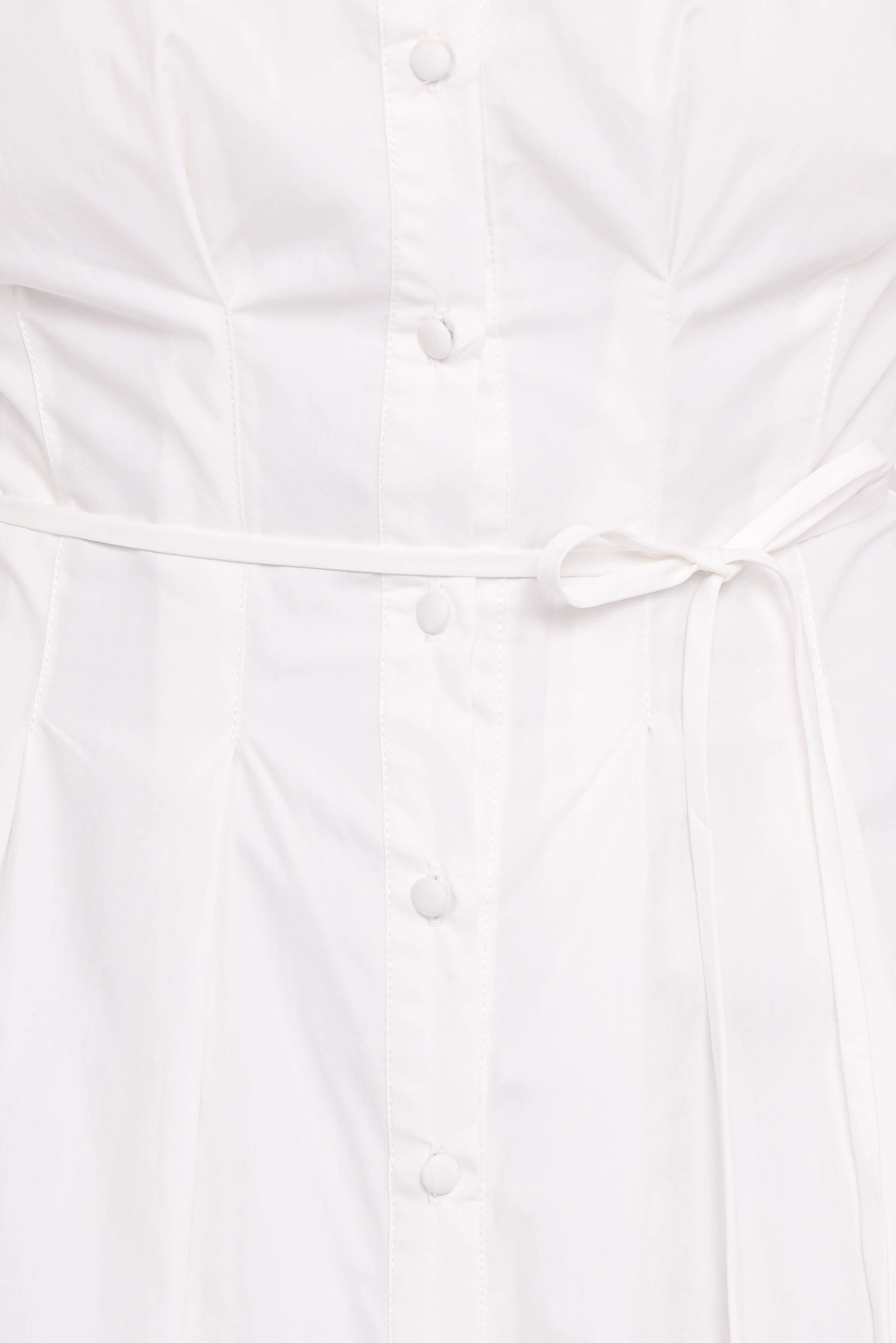 Alexander Shirt Dress - Ivory - Image 6