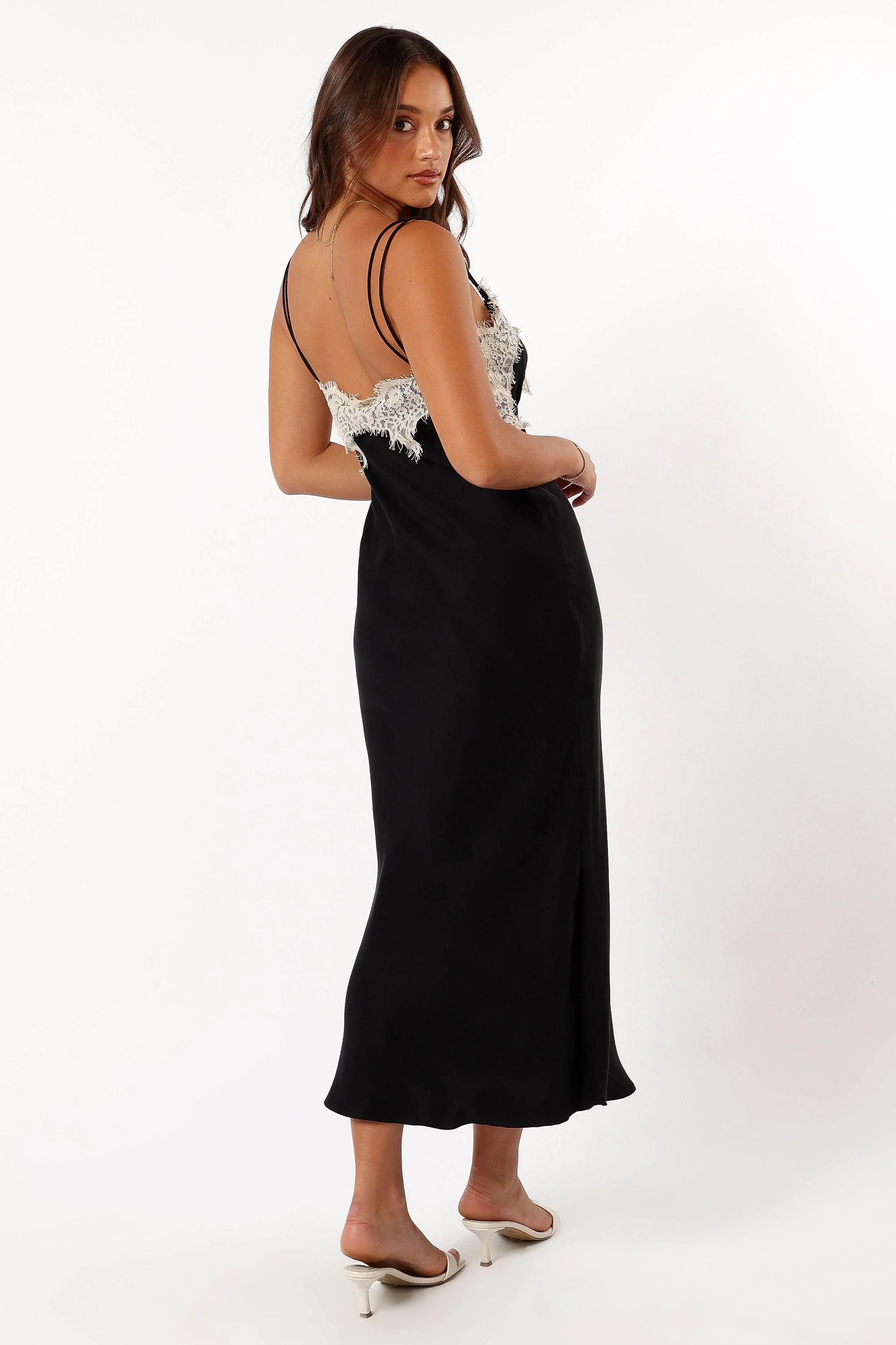 Alita Midi Dress - Black - Image 5