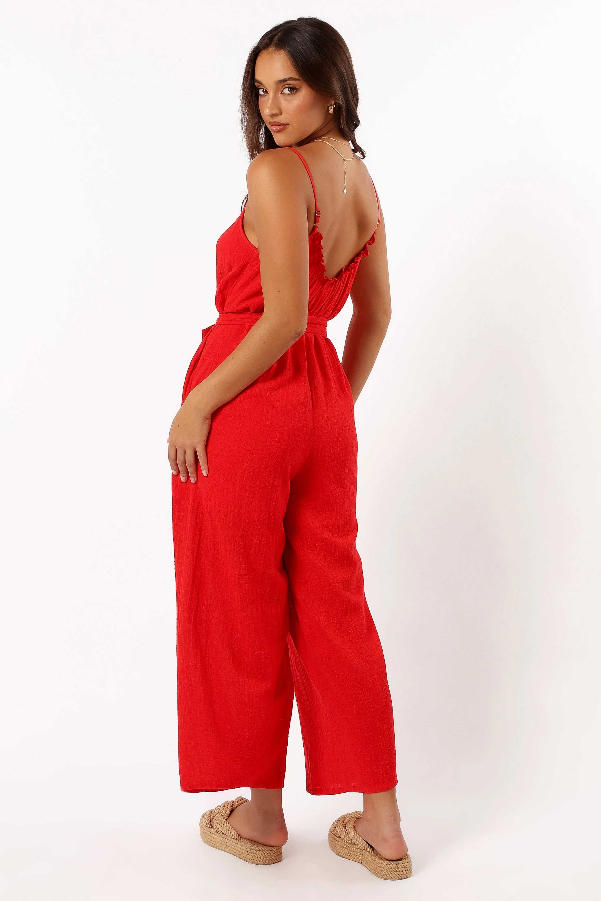 Alondra Jumpsuit - Red - Image 4