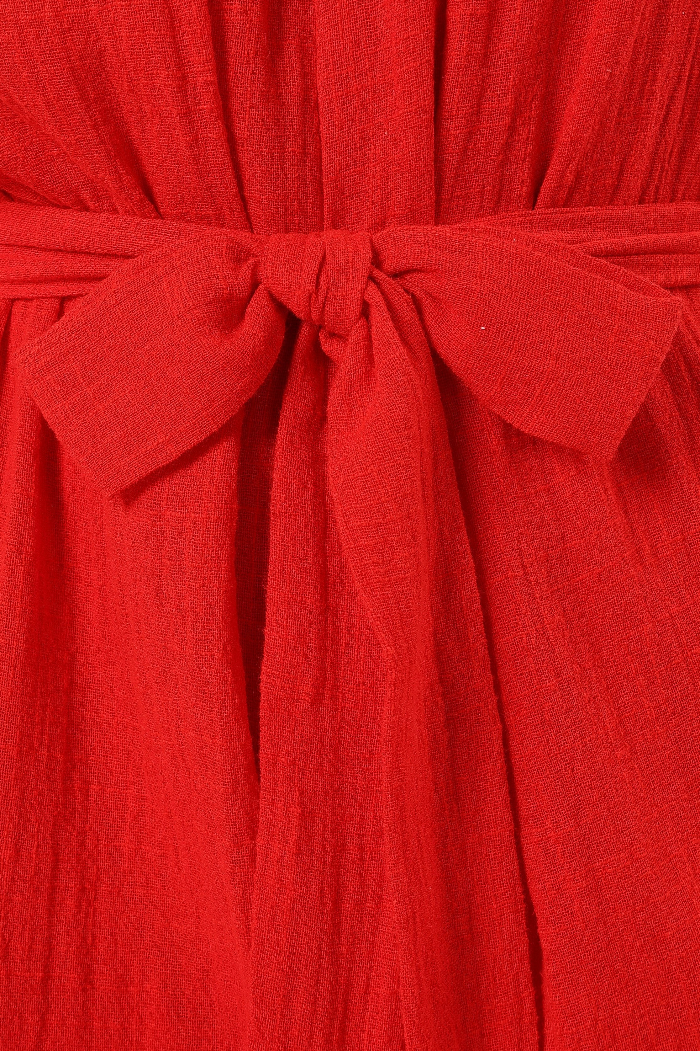 Alondra Jumpsuit - Red - Image 7