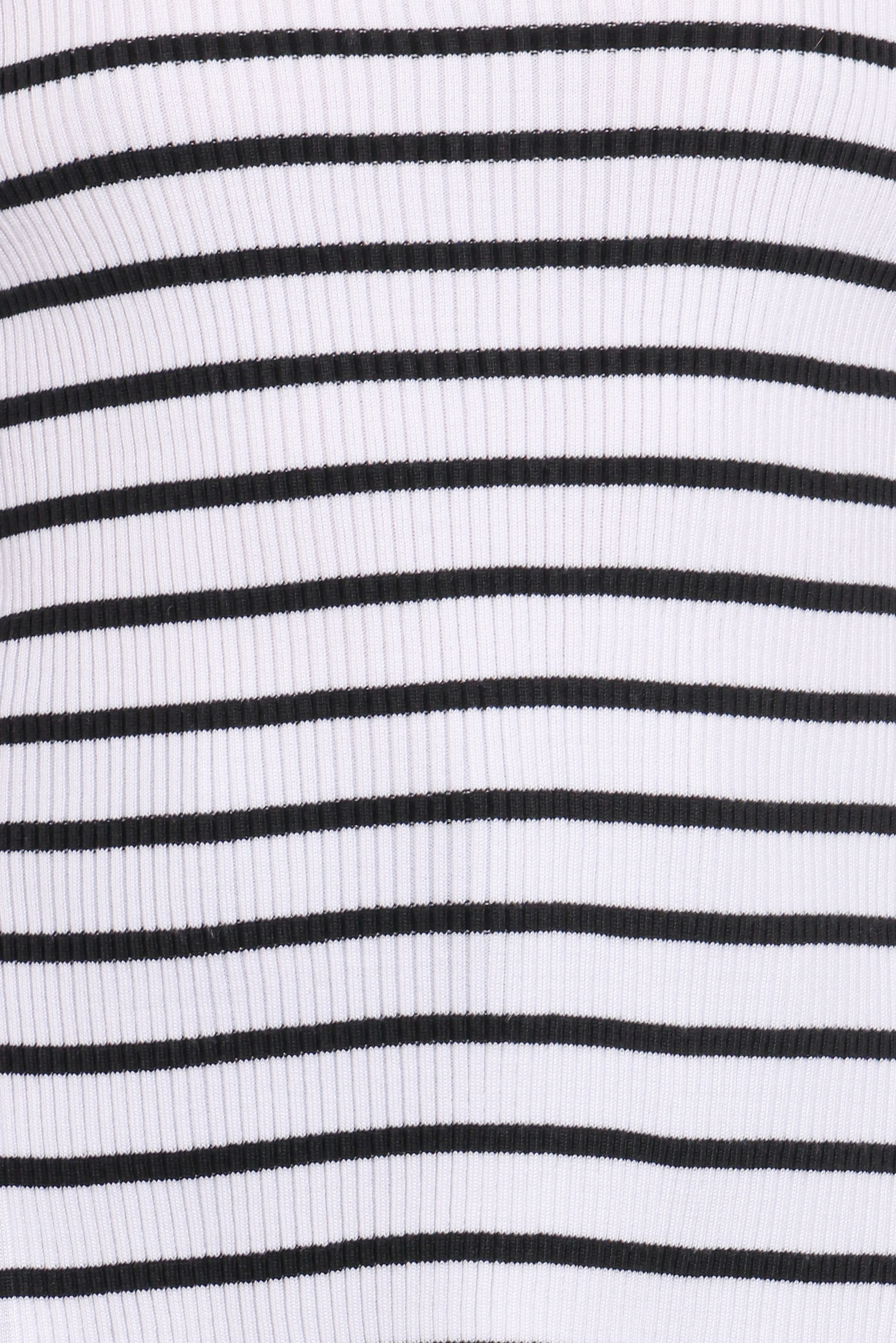 Alvina Knit Top - White Black Stripe - Image 8
