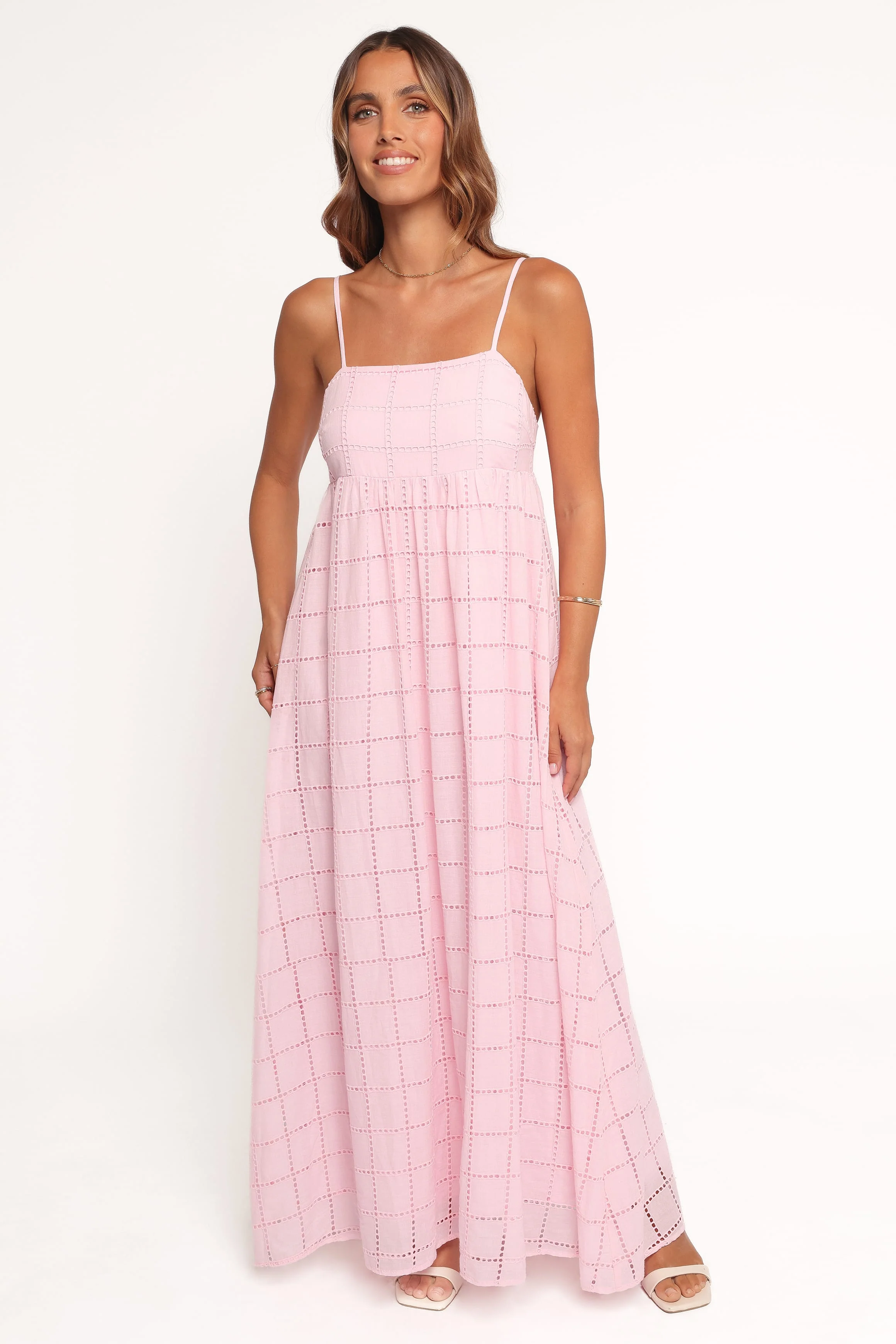 Alyah Maxi Dress - Pale Pink - Image 2