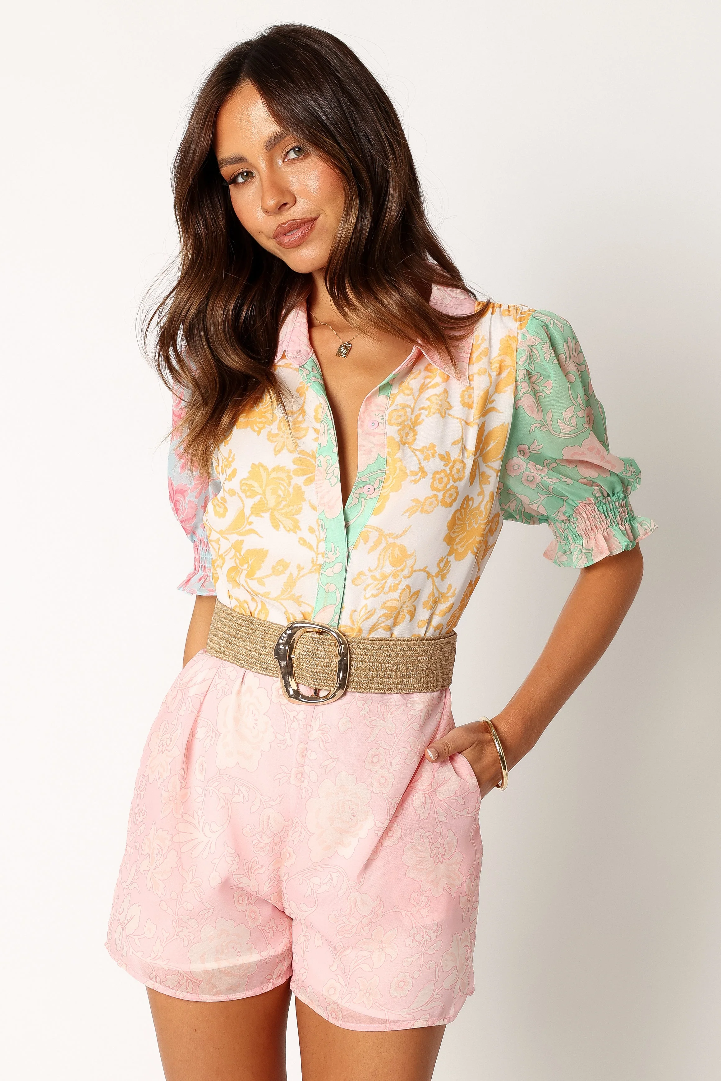 Amalfi Woven Belt - Gold - Image 2