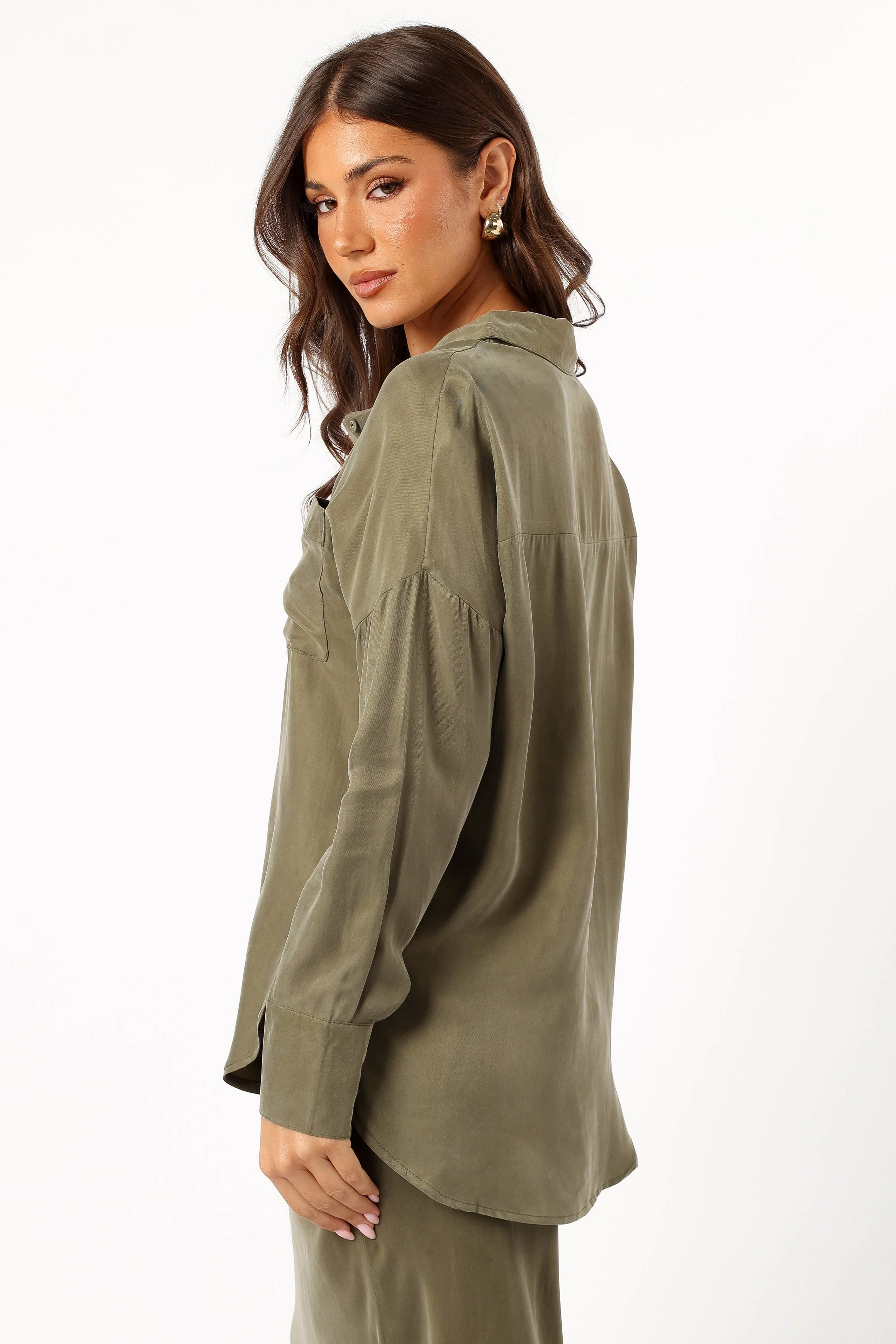 Amery Shirt - Olive - Image 4