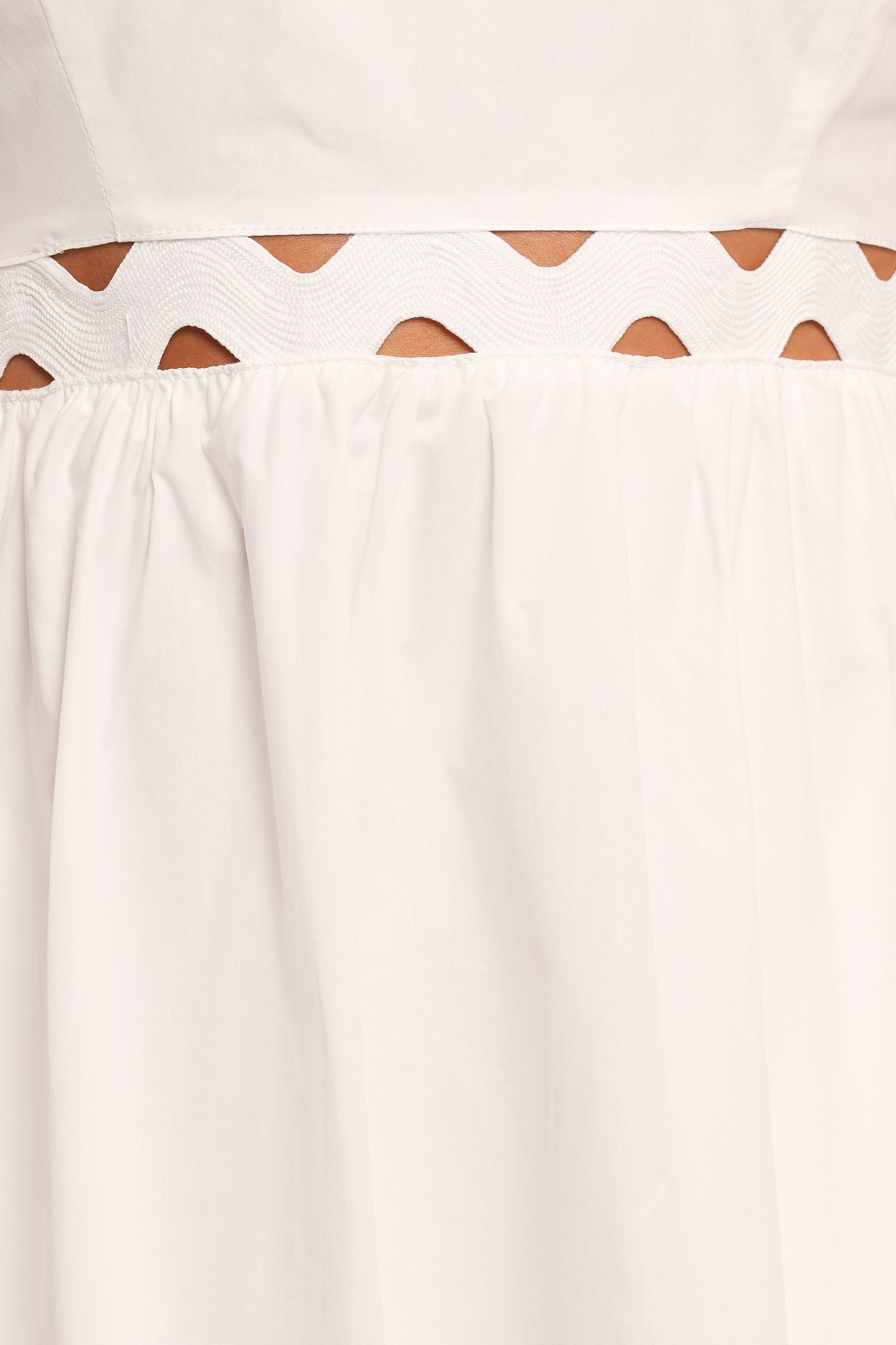 Angelus Midi Dress - White - Image 8