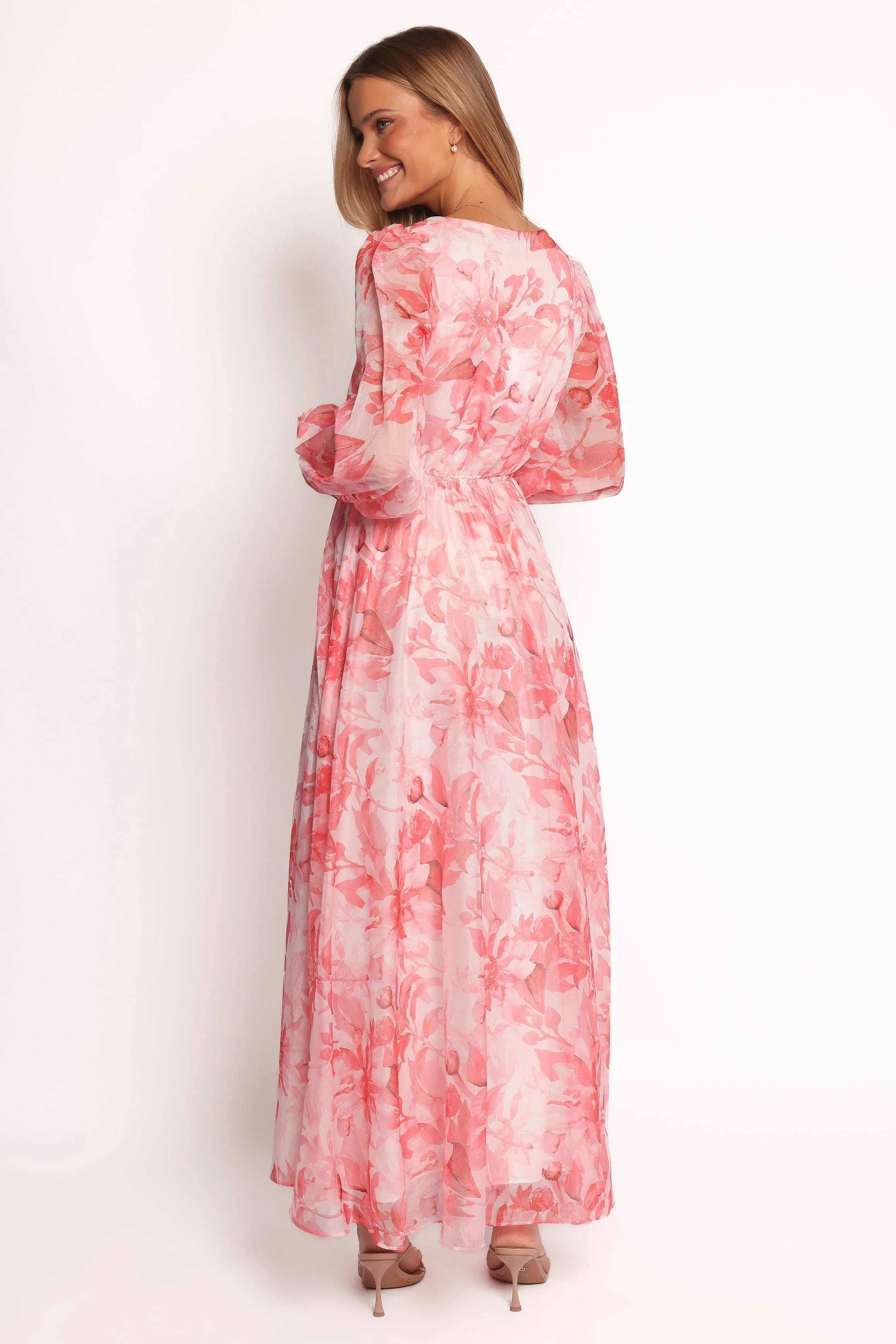 Anisa Maxi Dress - Pink Floral - Image 4