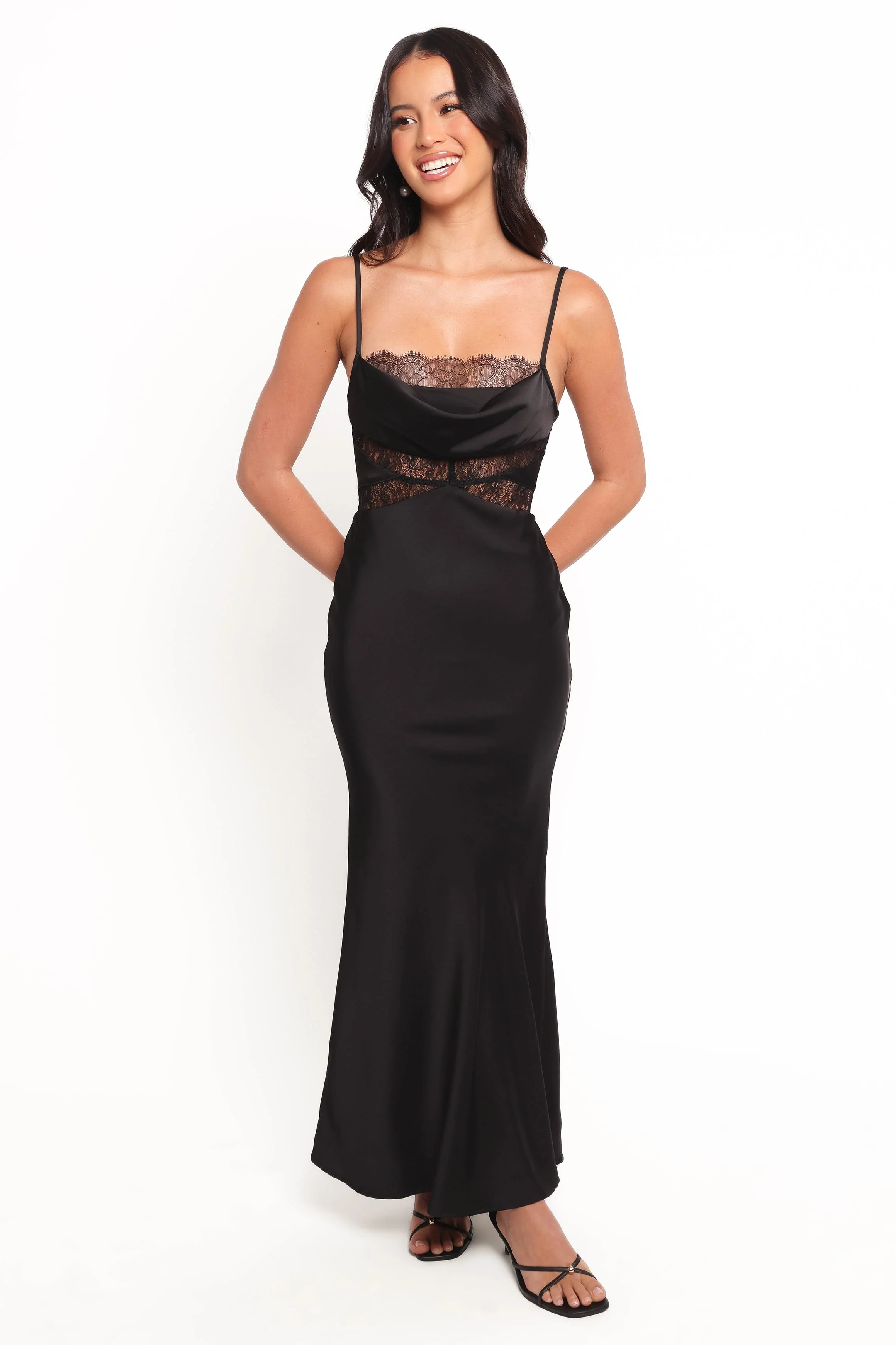 Antonia Midi Dress - Black - Image 7