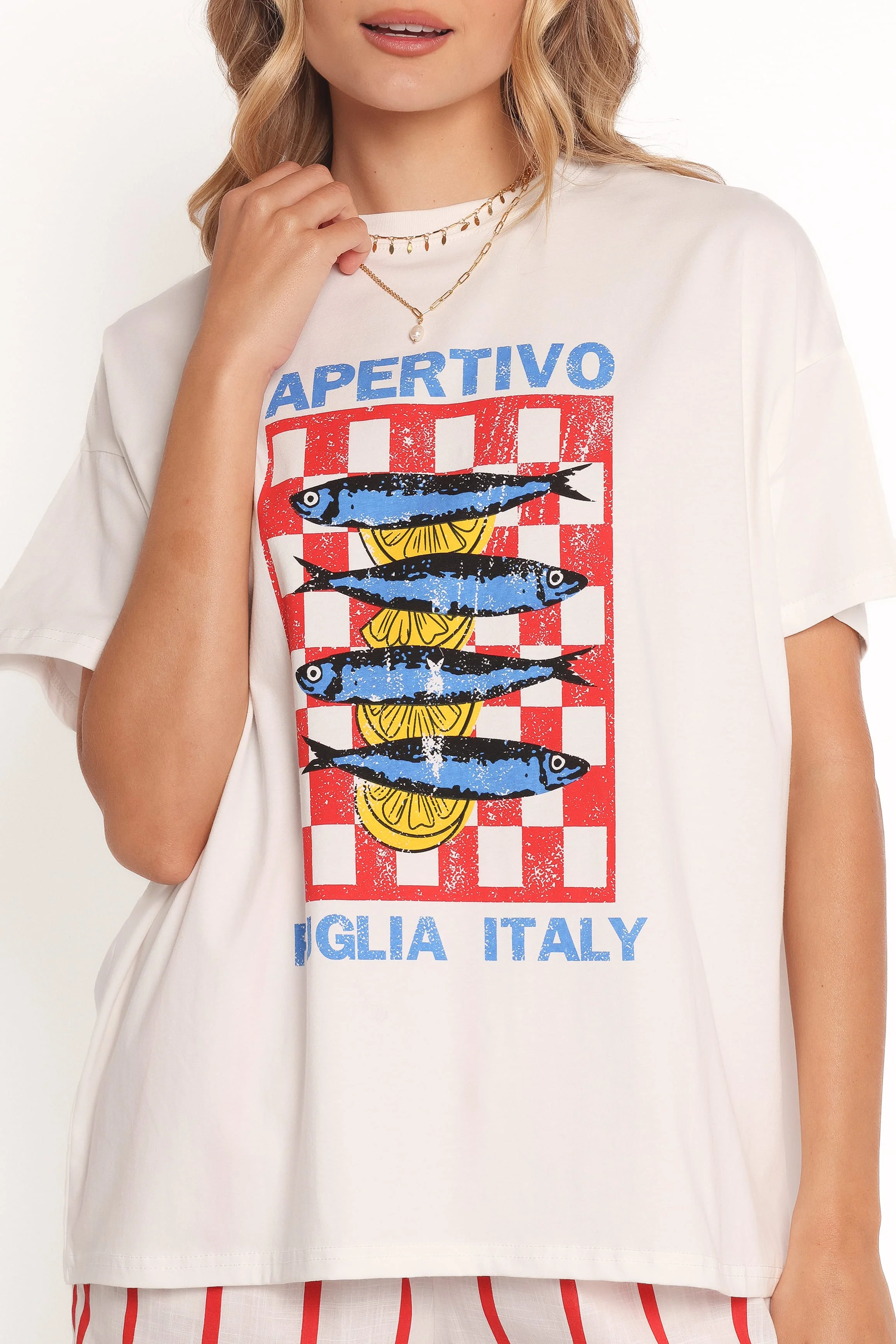 Apertivo Tee Set - White Red Apertivo - Image 6