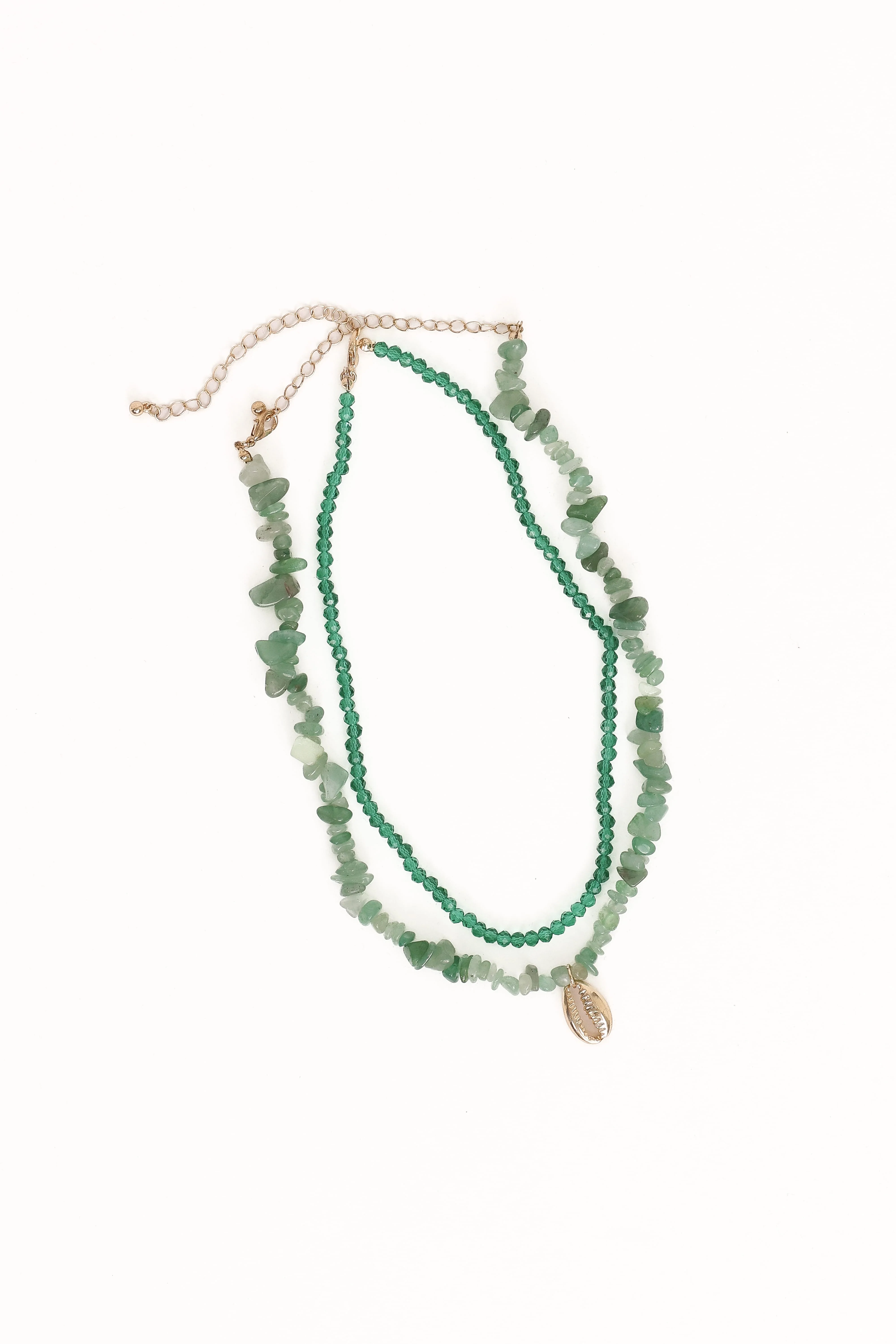 Aquaria Necklace Set - Green - Image 3