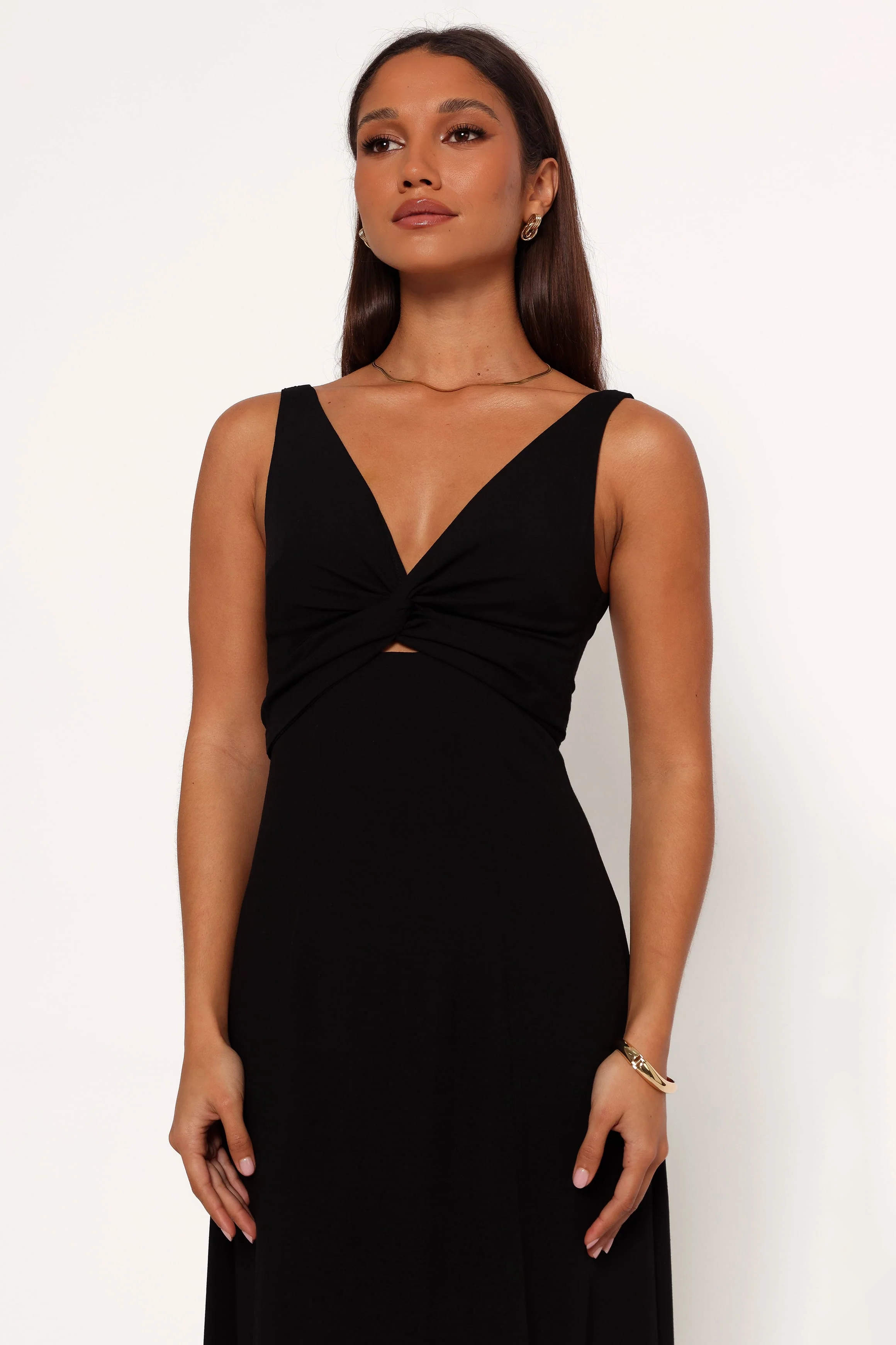 Archer Midi Dress - Black - Image 6