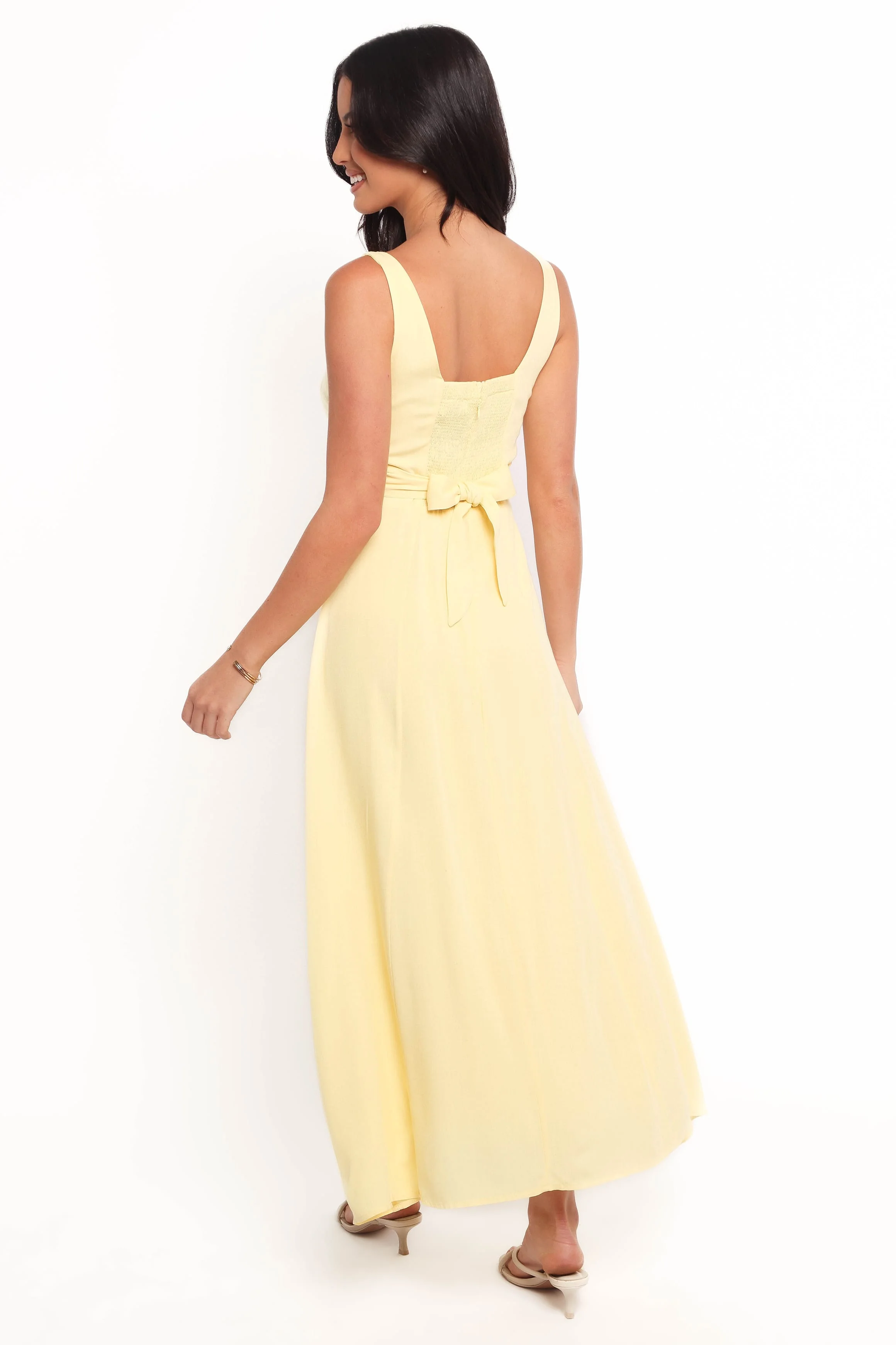 Archer Midi Dress - Butter Yellow - Image 5