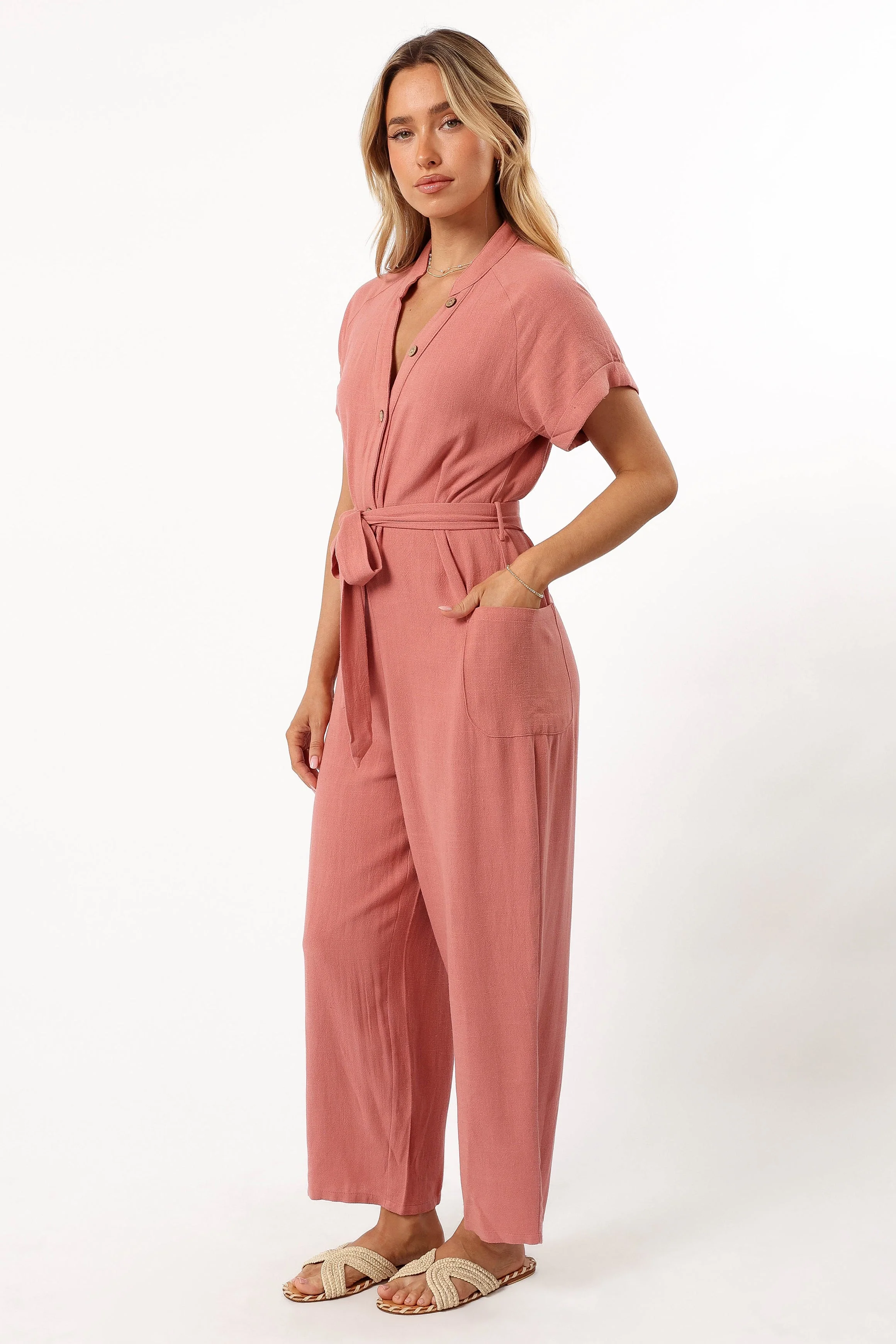 Archie Jumpsuit - Pink - Image 3