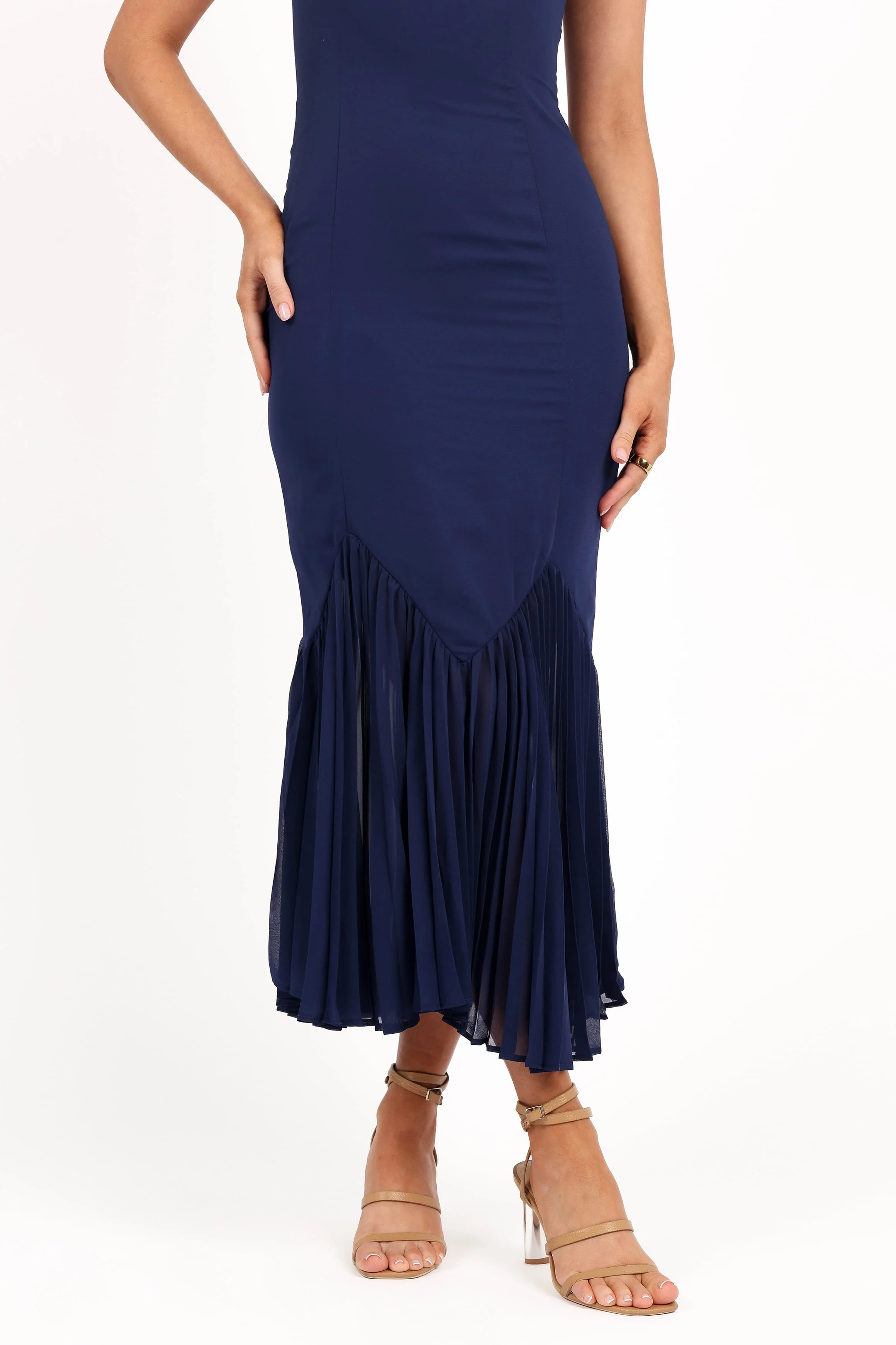 Ashton Midi Dress - Navy - Image 6