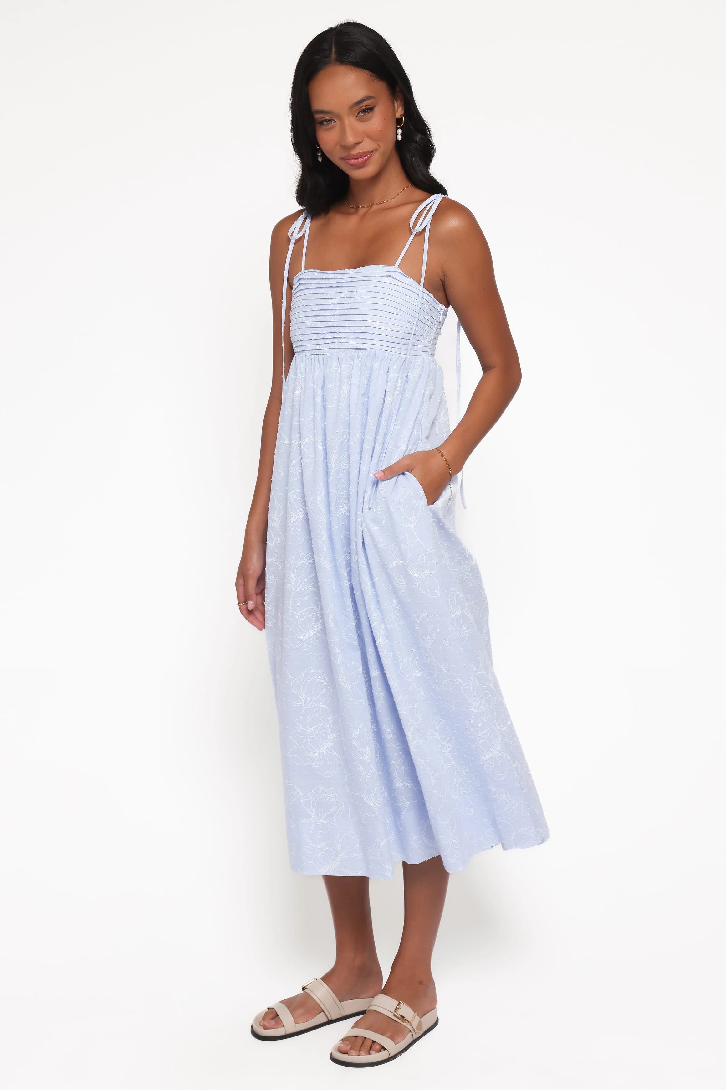 Ashtyn Maxi Dress - Cornflower Blue - Image 4