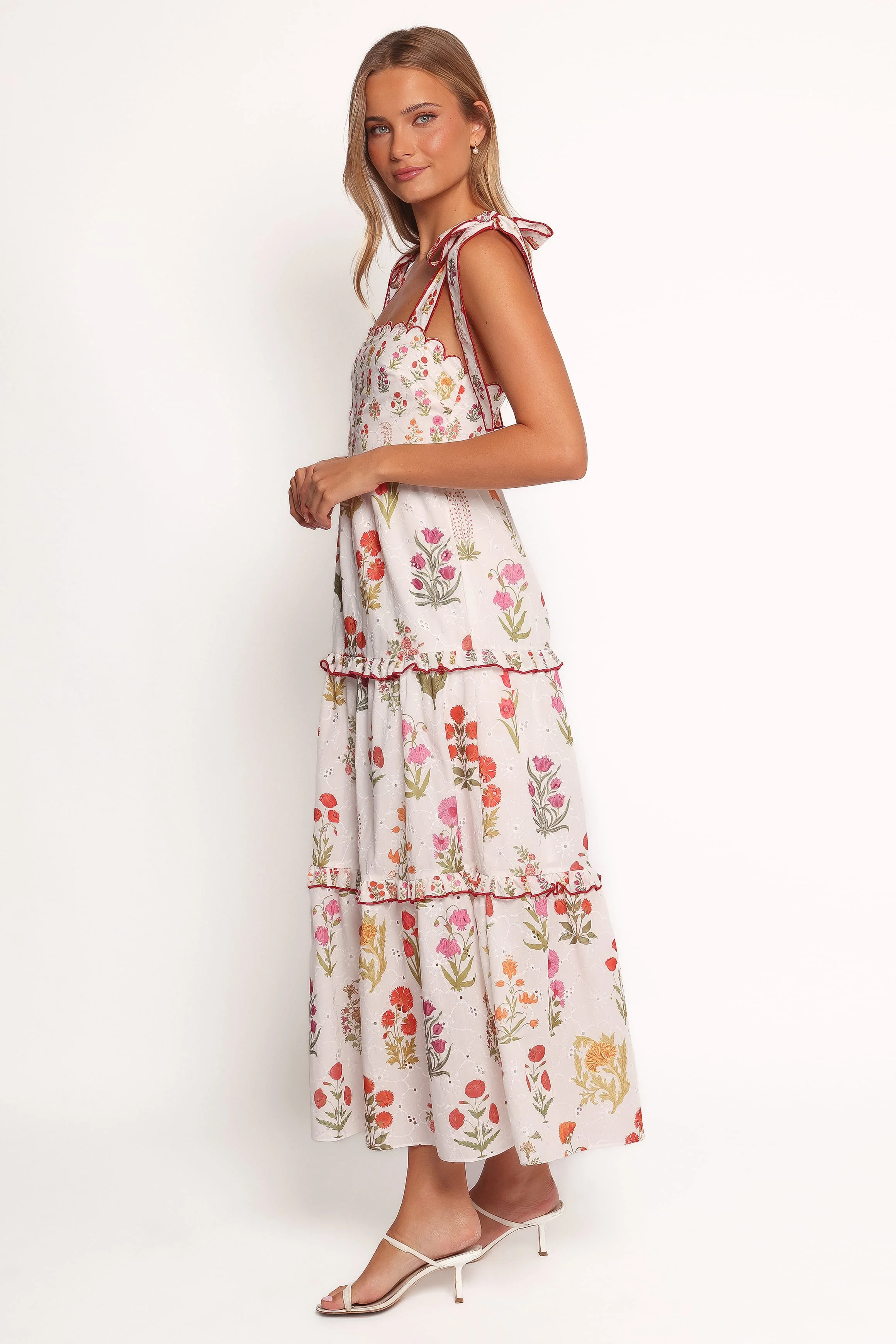 Aurelia Maxi Dress - White Floral - Image 5