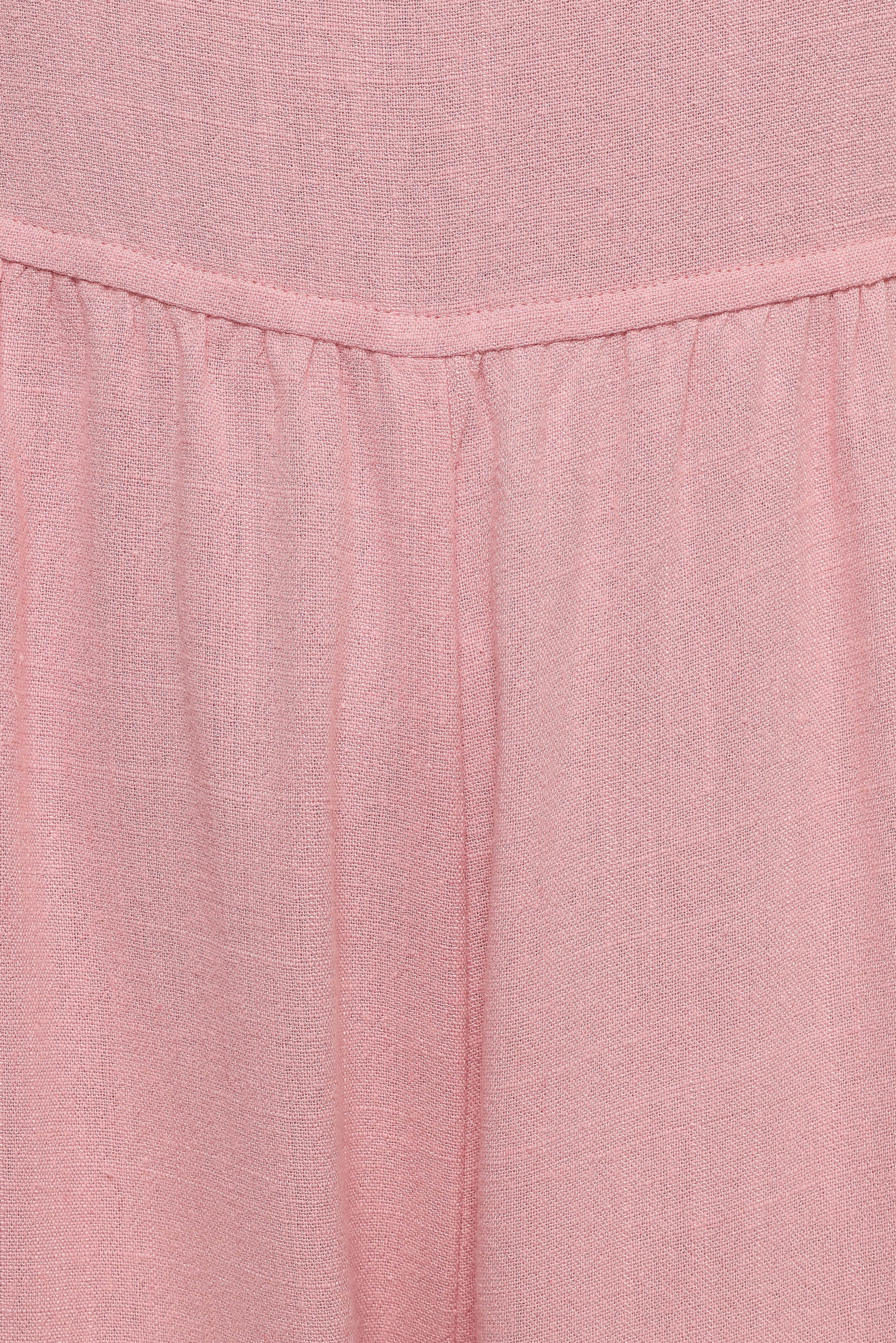 Ayla Linen Jumpsuit - Pale Pink - Image 8