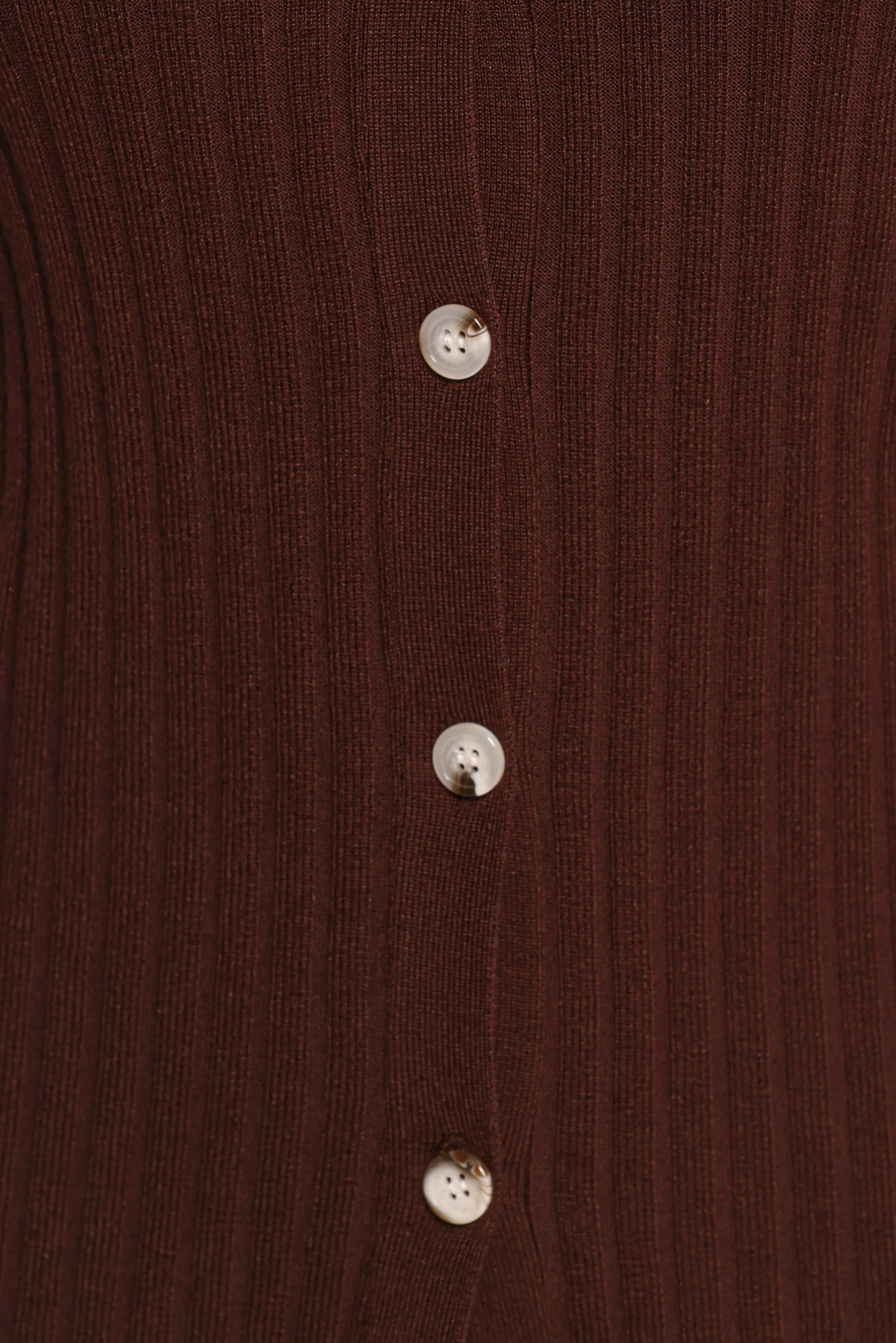 Aylia Ribbed Knit Set - Chocolate - Image 6