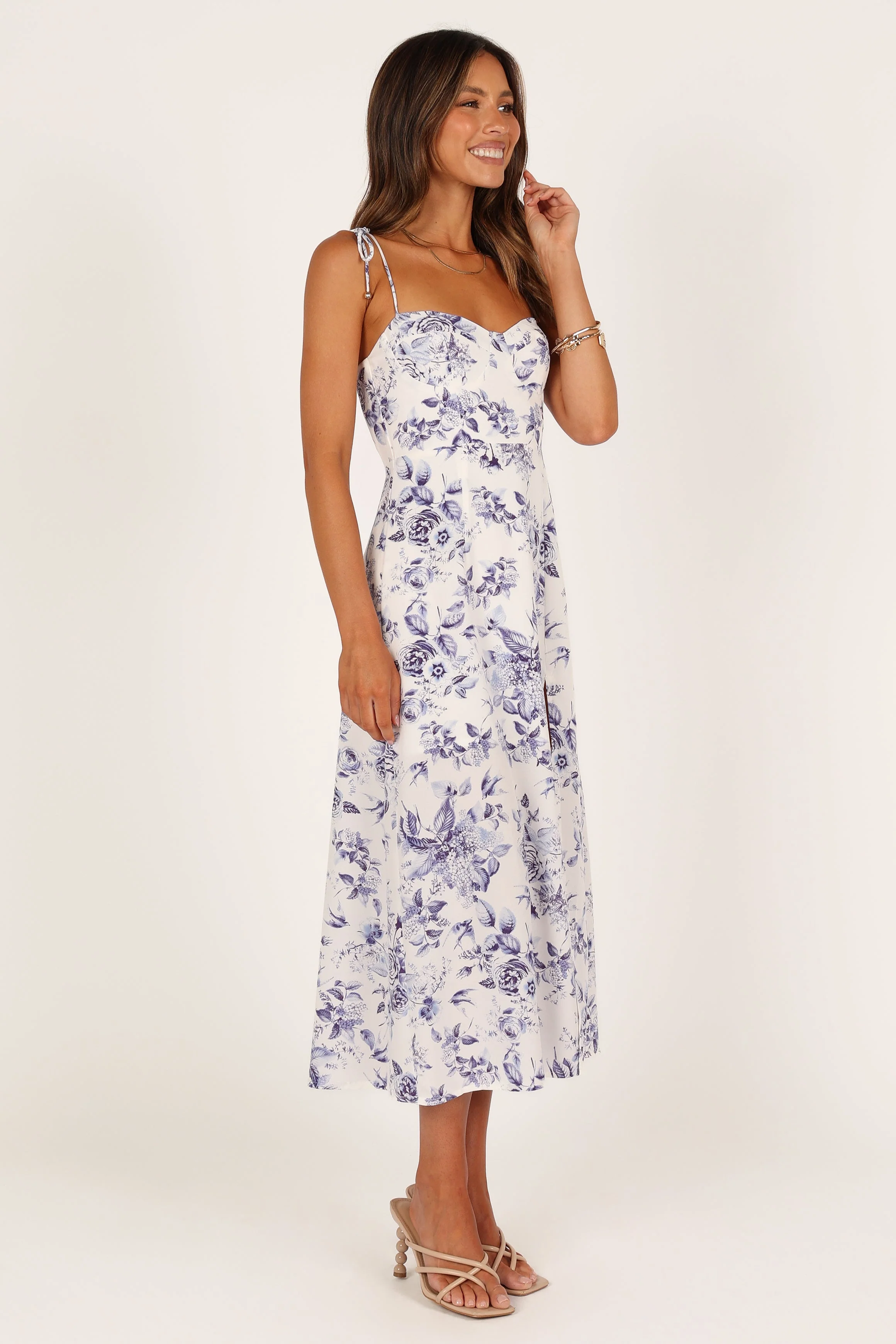 Azelia Dress - Blue Floral - Image 5
