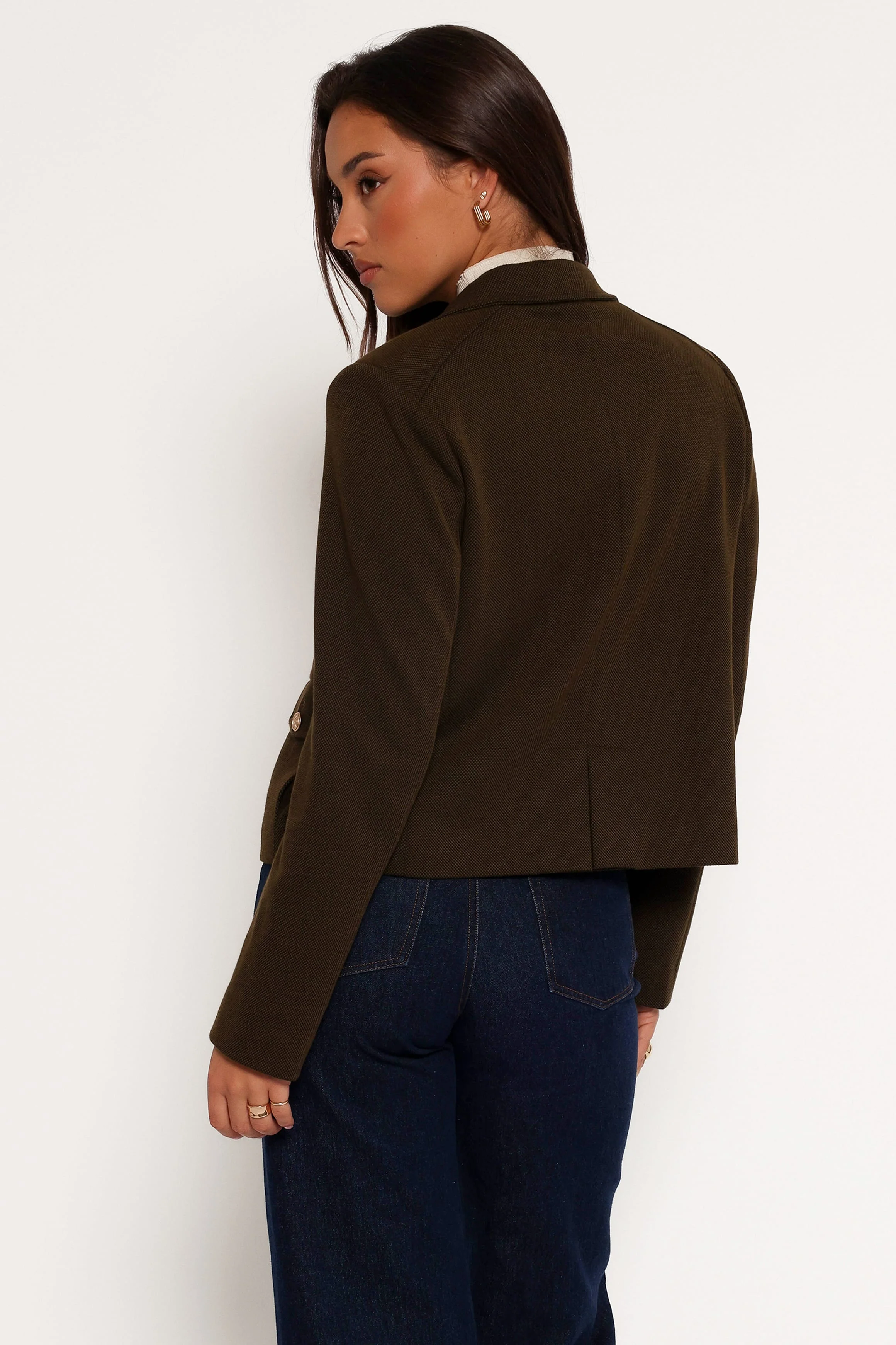 Bandit Long Sleeve Button Down Jacket - Olive - Image 7