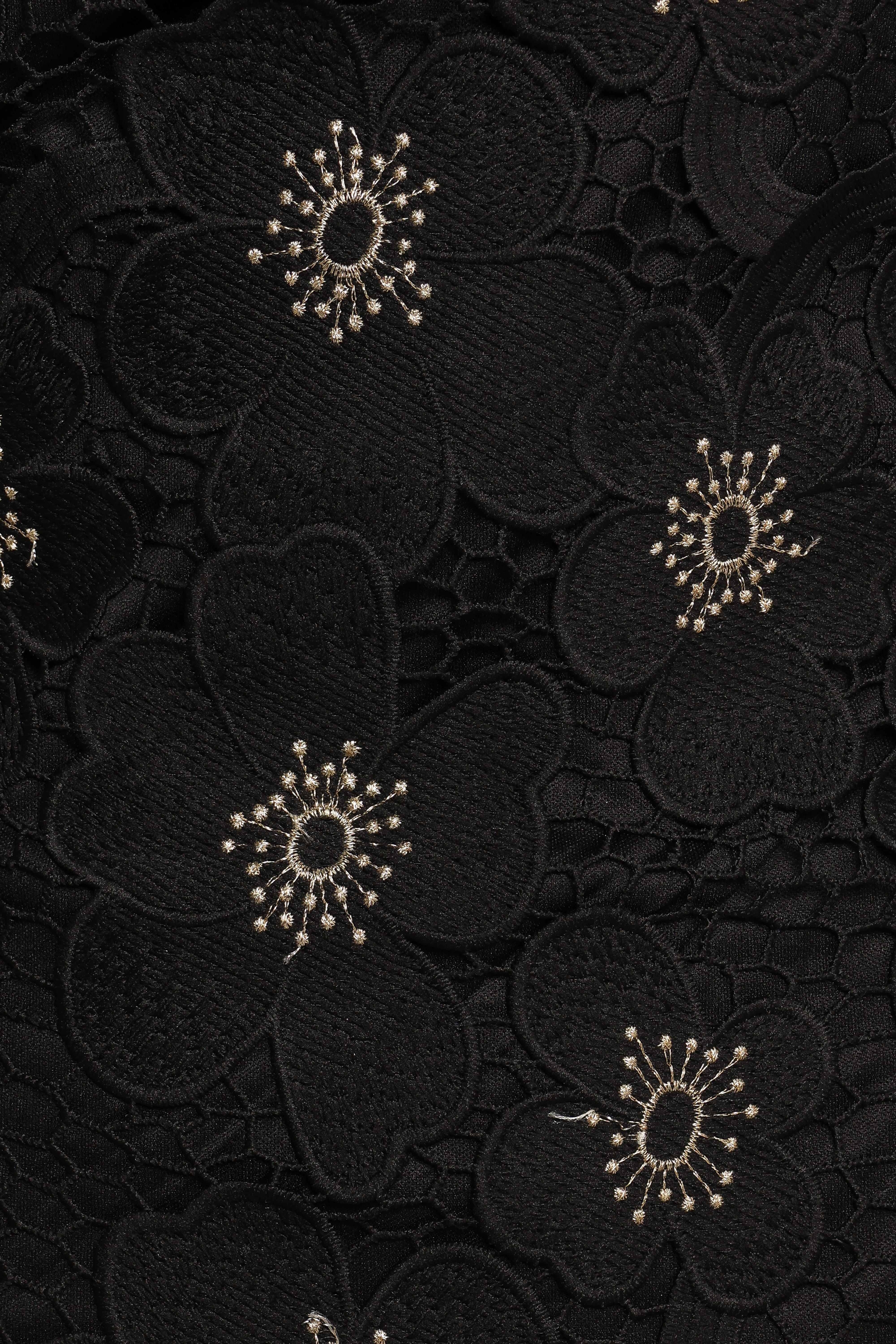 Bardley Long Sleeve Mini Dress - Black - Image 7