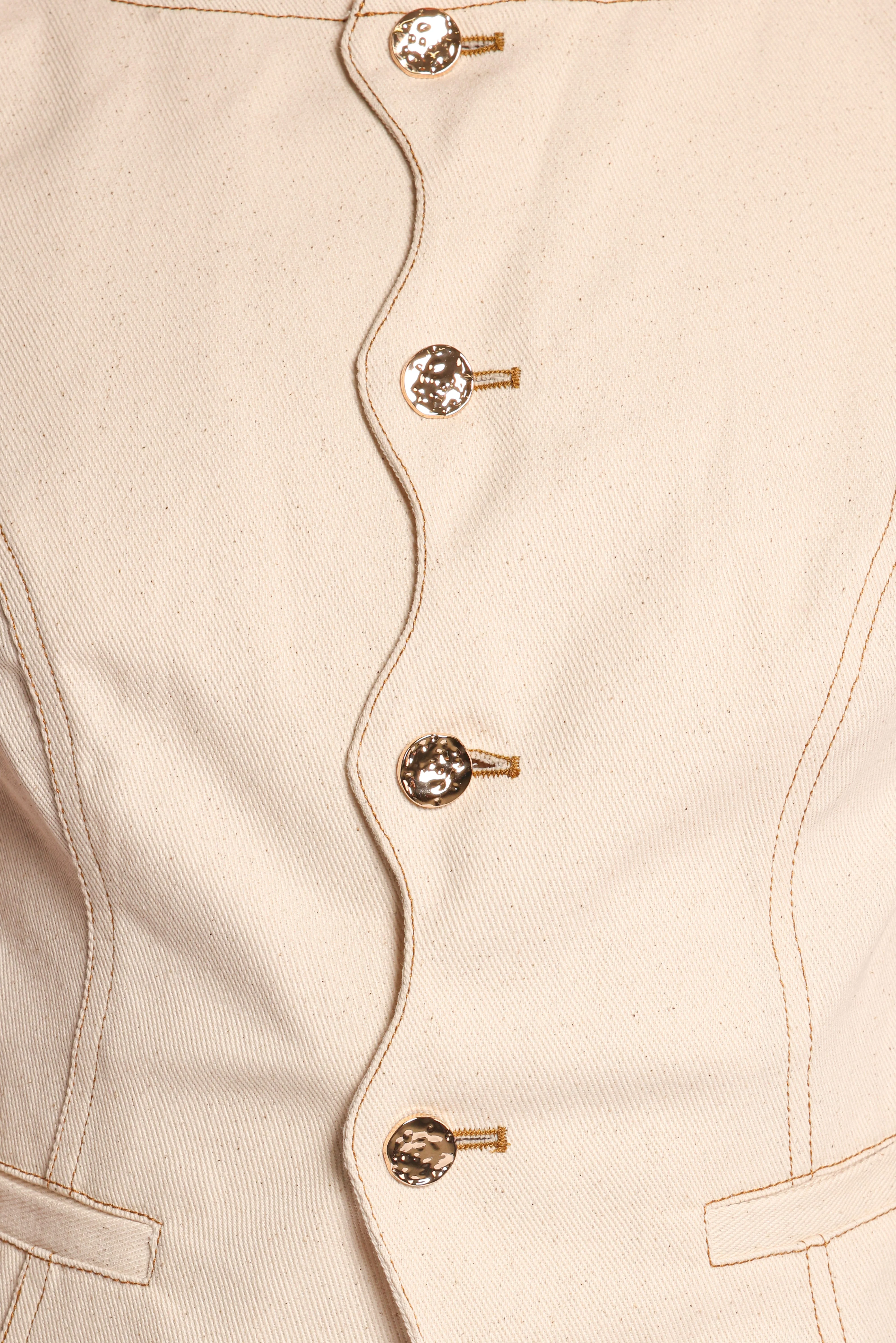 Bea Skirt Set - Cream - Image 7