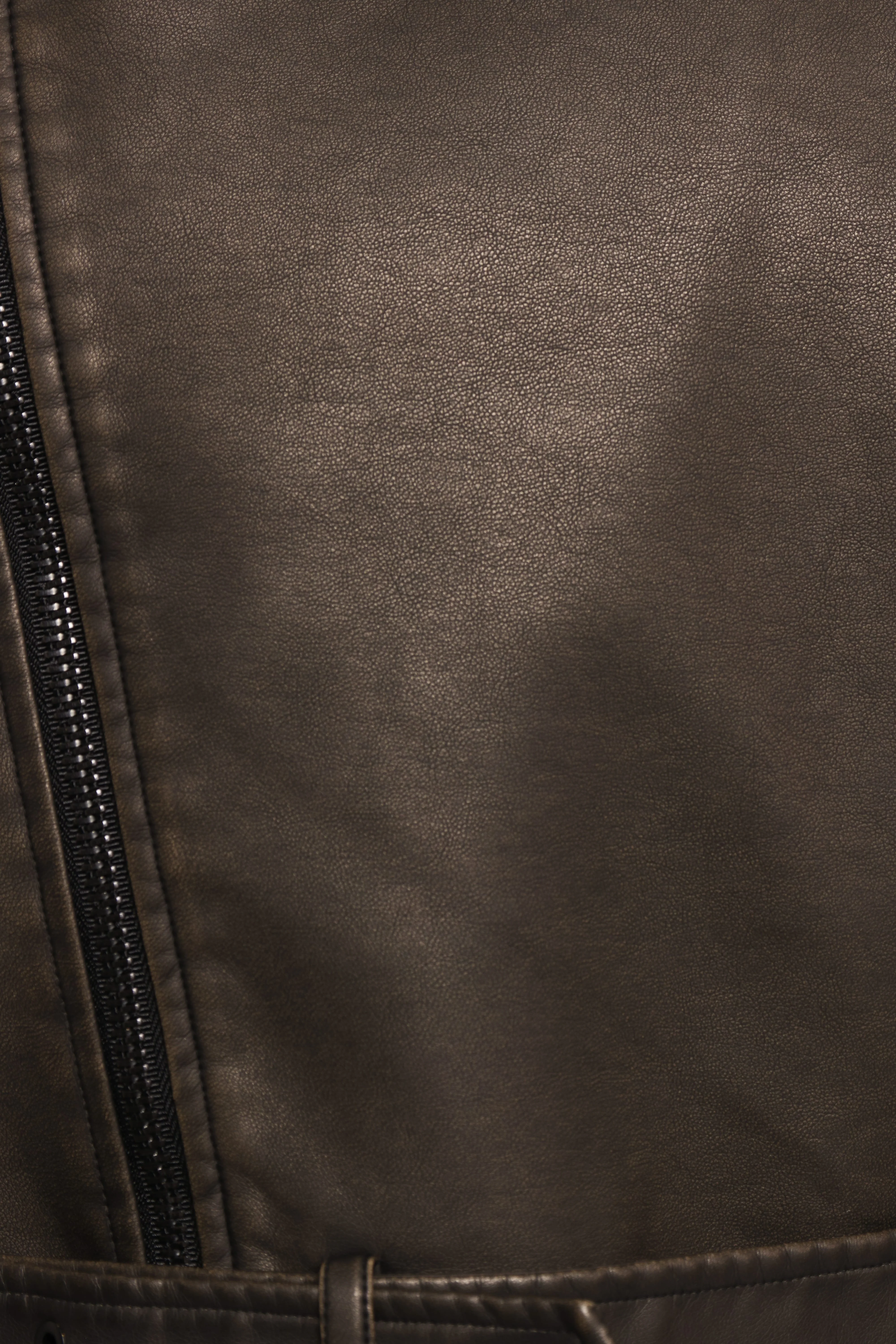 Beckham Faux Leather Moto Jacket - Black - Image 6