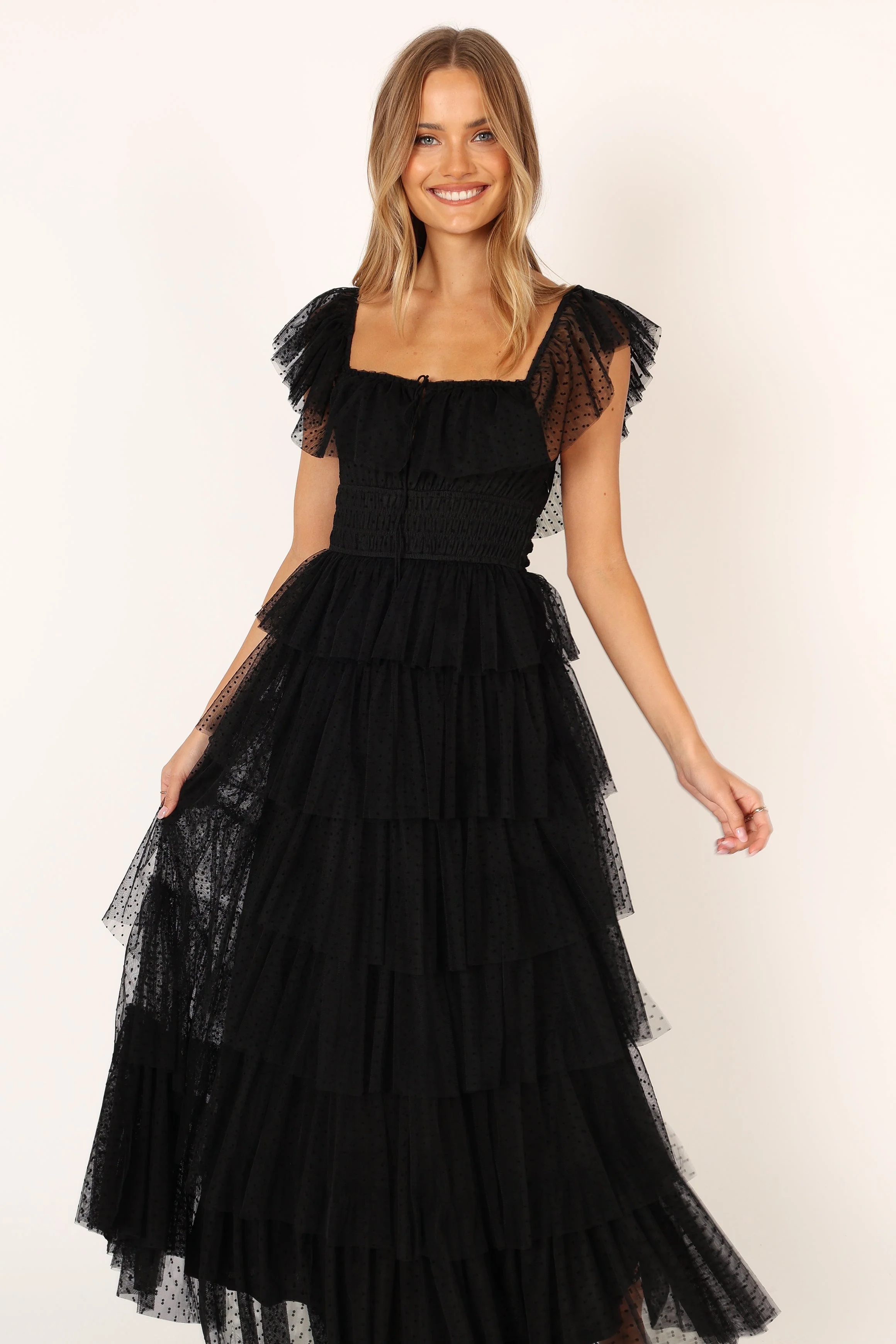 Belle Maxi Dress - Black - Image 10