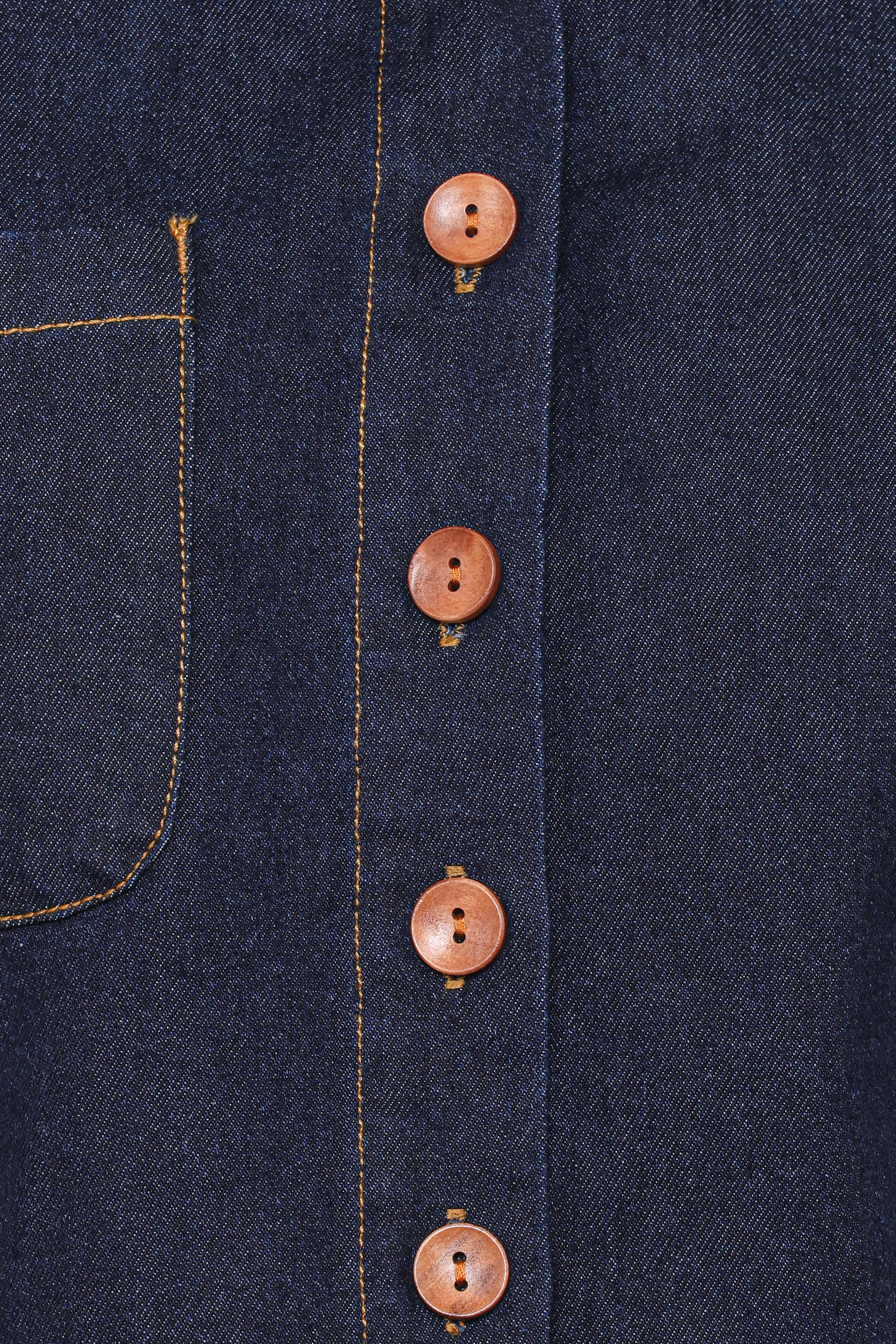 Bels Denim Short Set - Indigo - Image 8