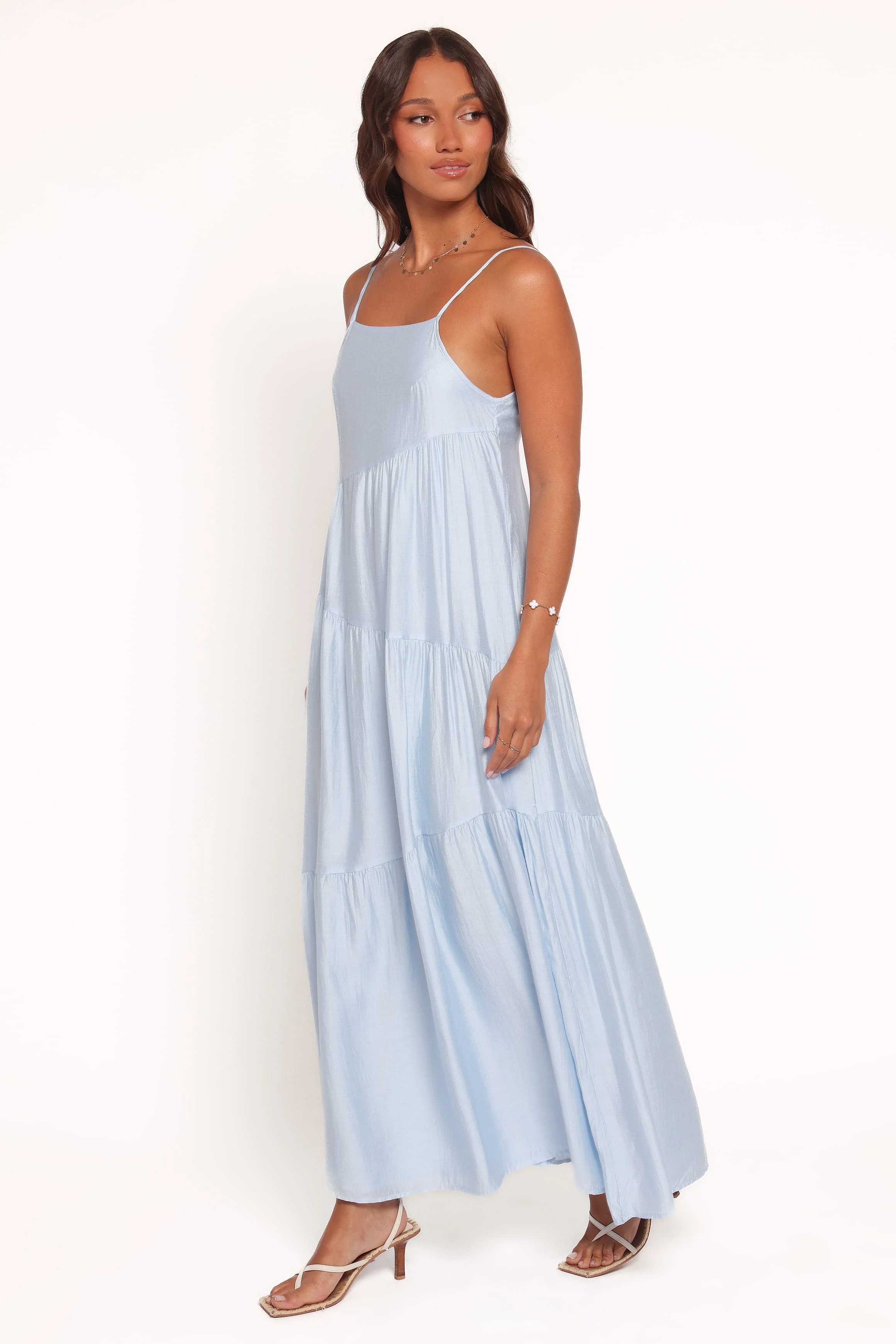 Bennie Midi Dress - Pale Blue - Image 3