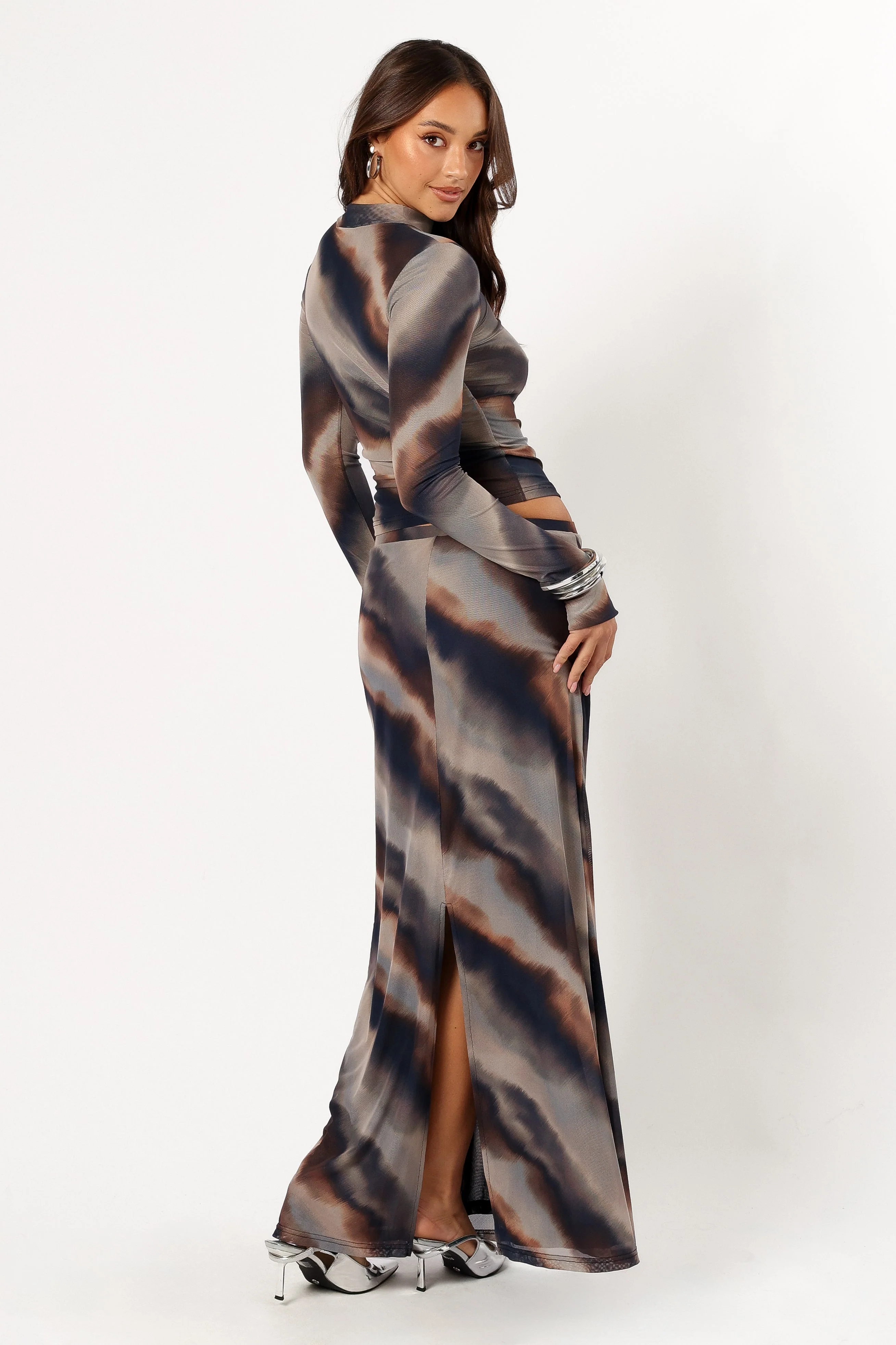 Beverly Maxi Skirt - Dusk Print - Image 4