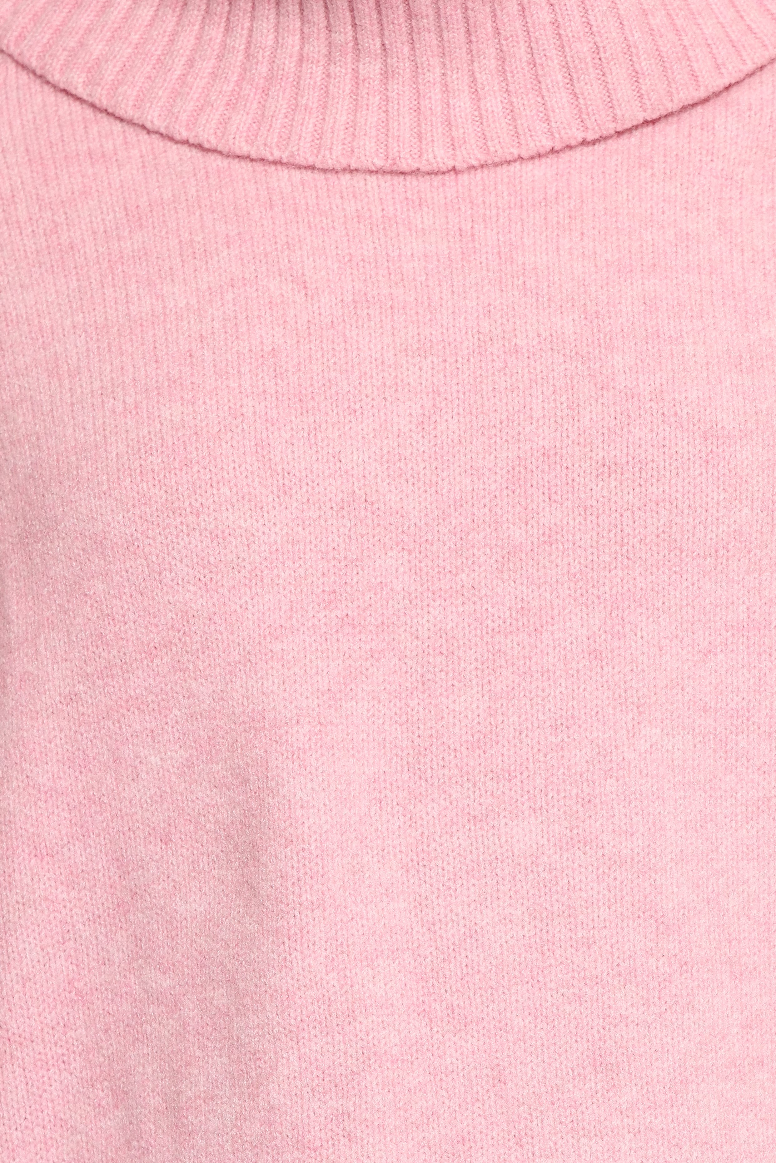 Bindy Cowlneck Knit Sweater - Pink - Image 6