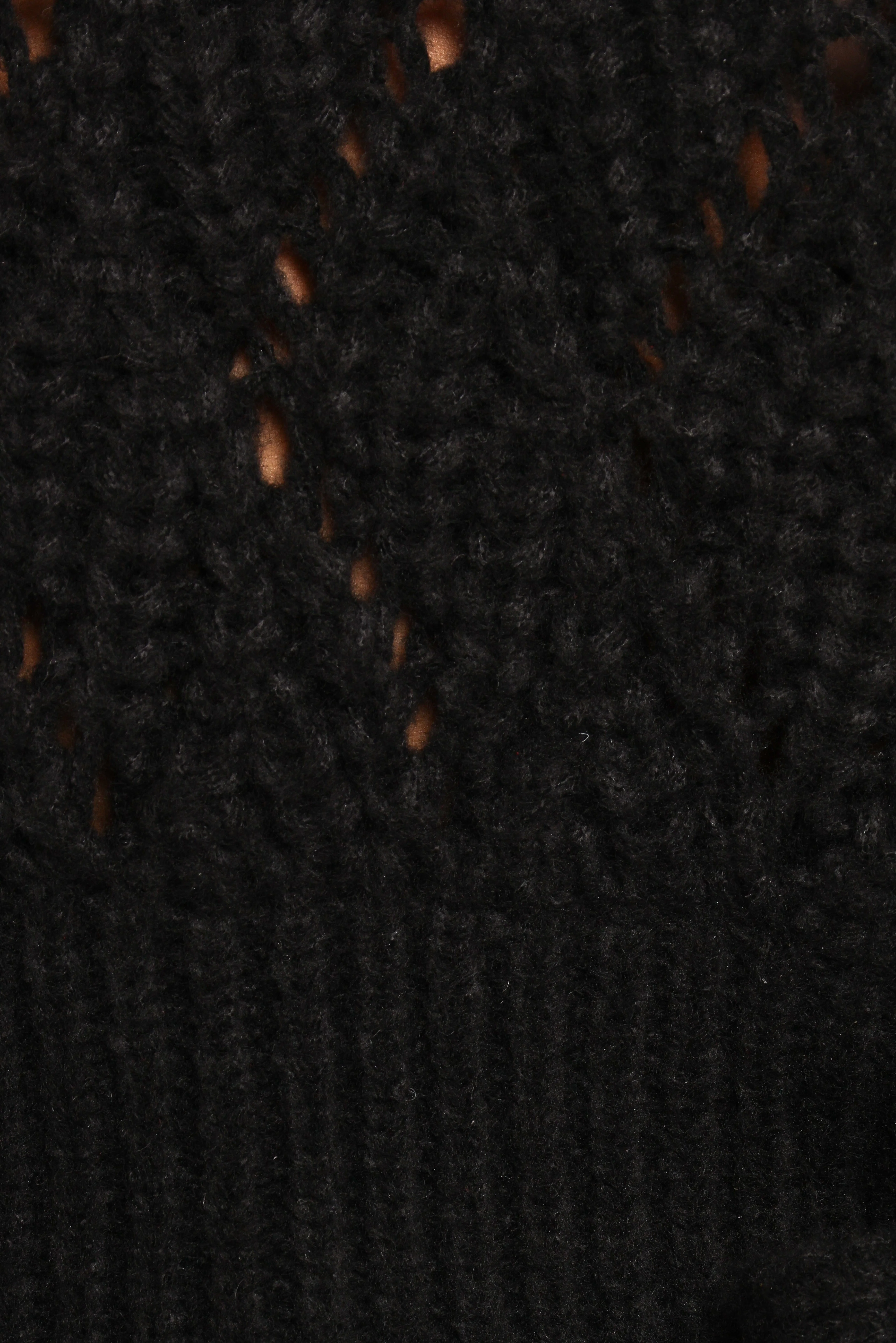 Birdie Tie Side Knit Sweater - Black - Image 9