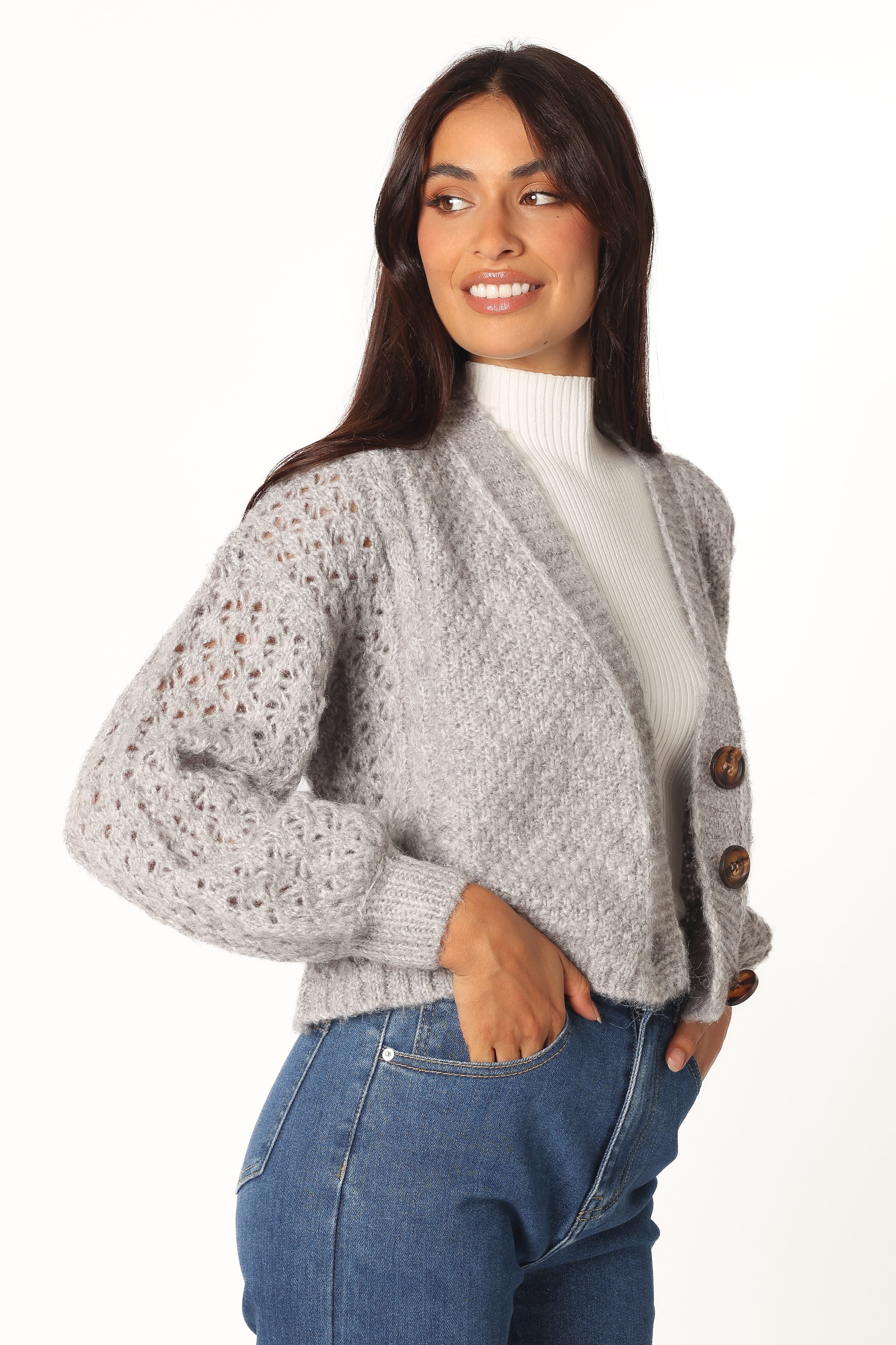 Blakey Cardigan - Grey - Image 3
