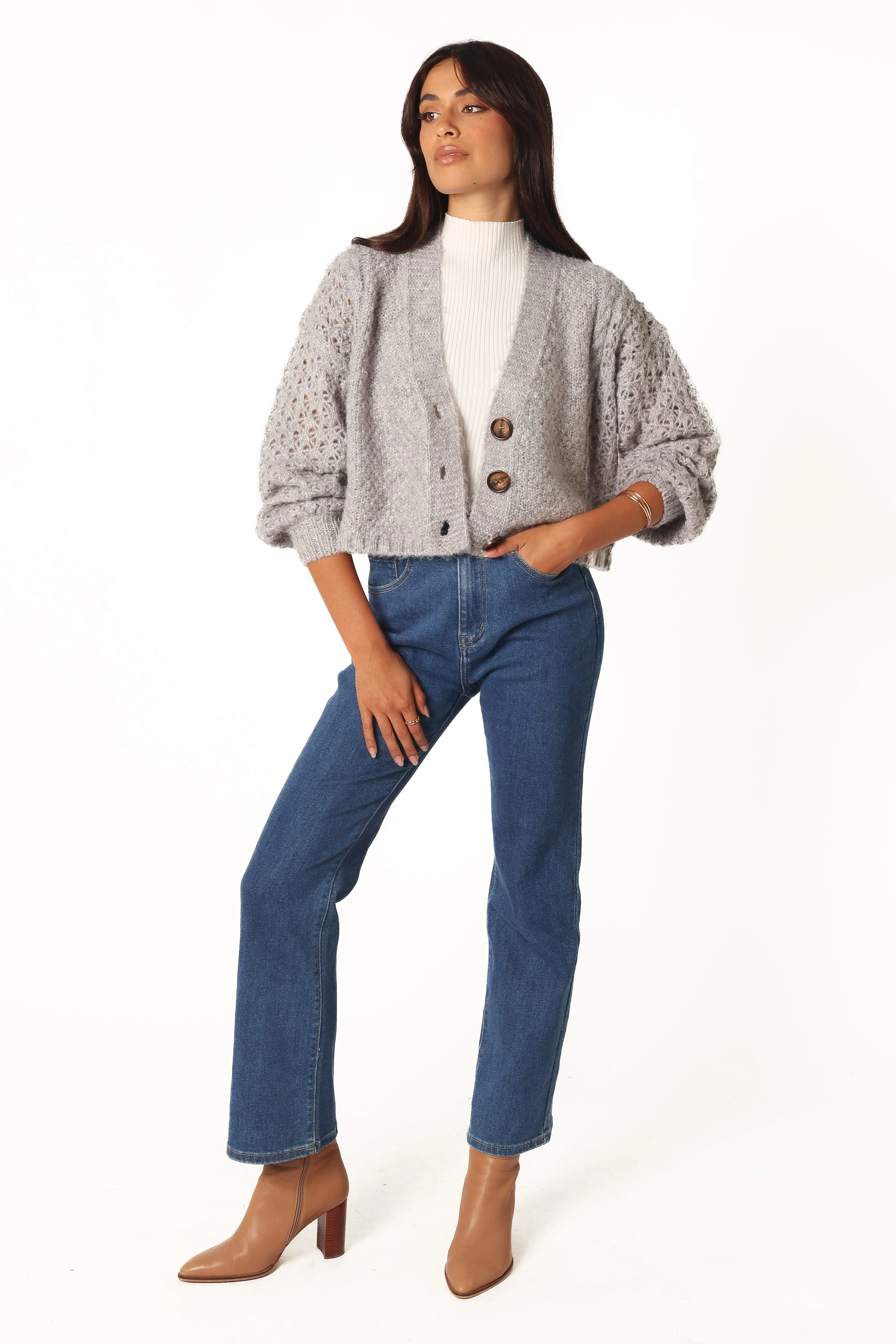Blakey Cardigan - Grey - Image 5