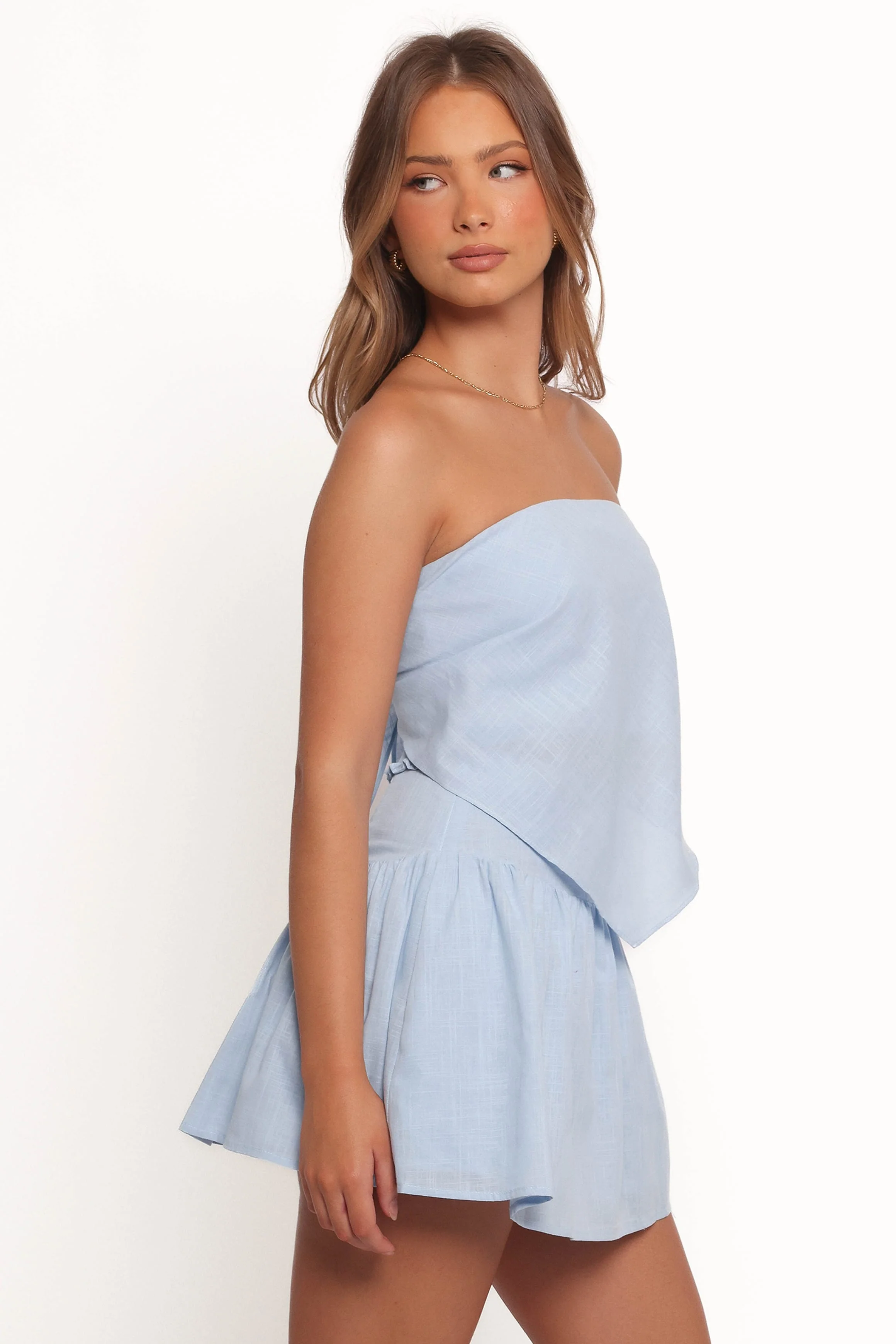 Boala Mini Skirt - Light Blue - Image 5