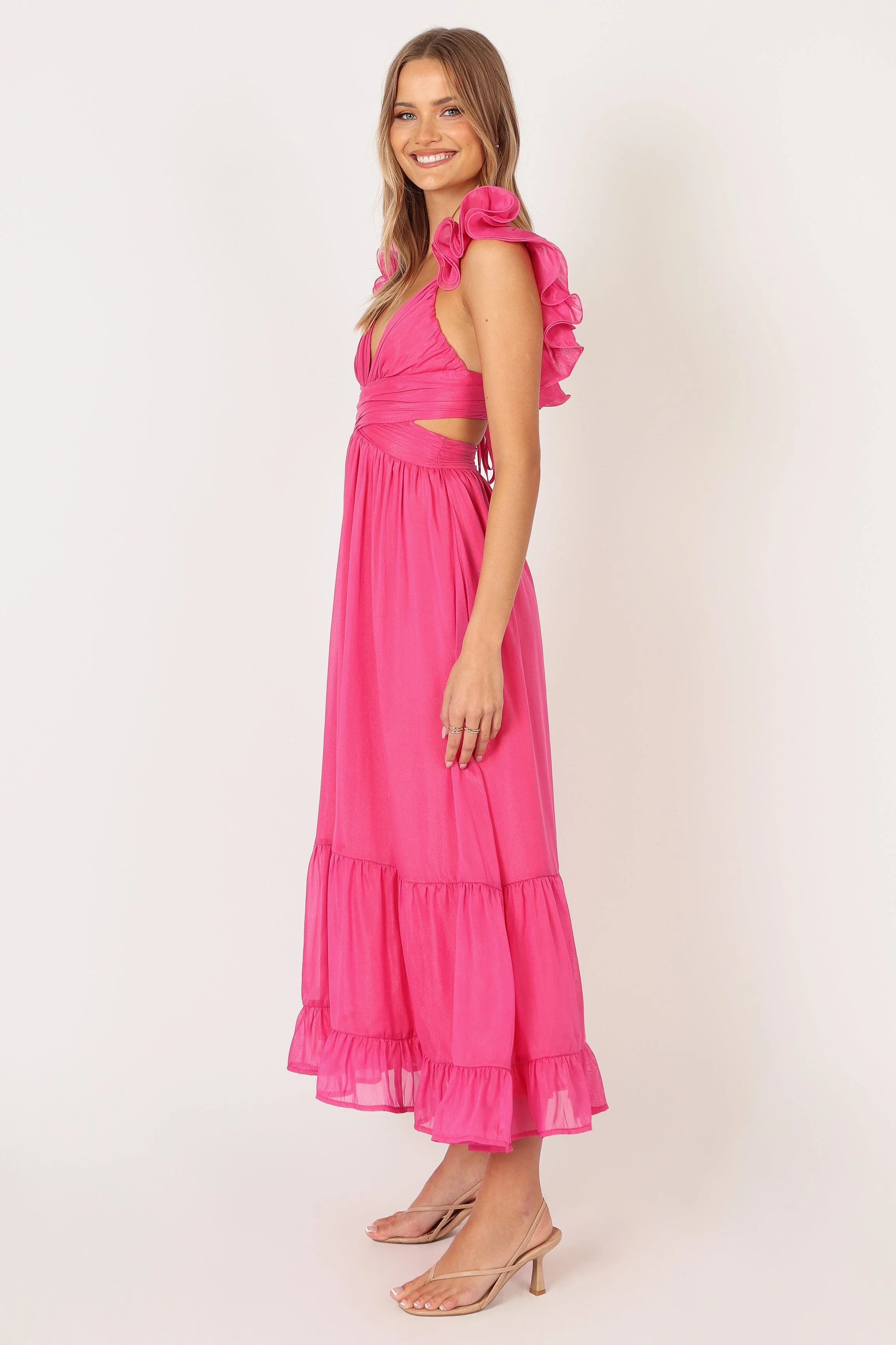 Bonito Midi Dress - Berry - Image 4