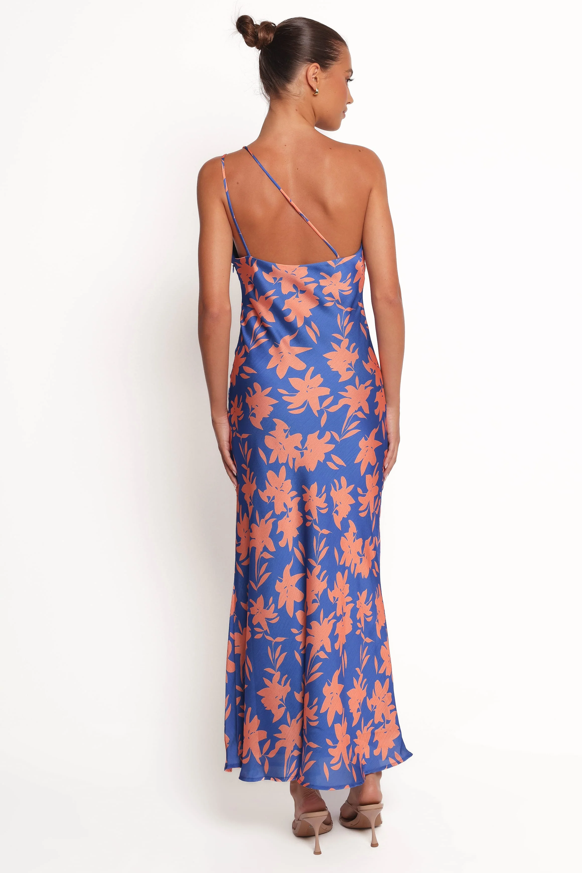 Bottie Maxi Dress - Blue/Orange Floral - Image 5