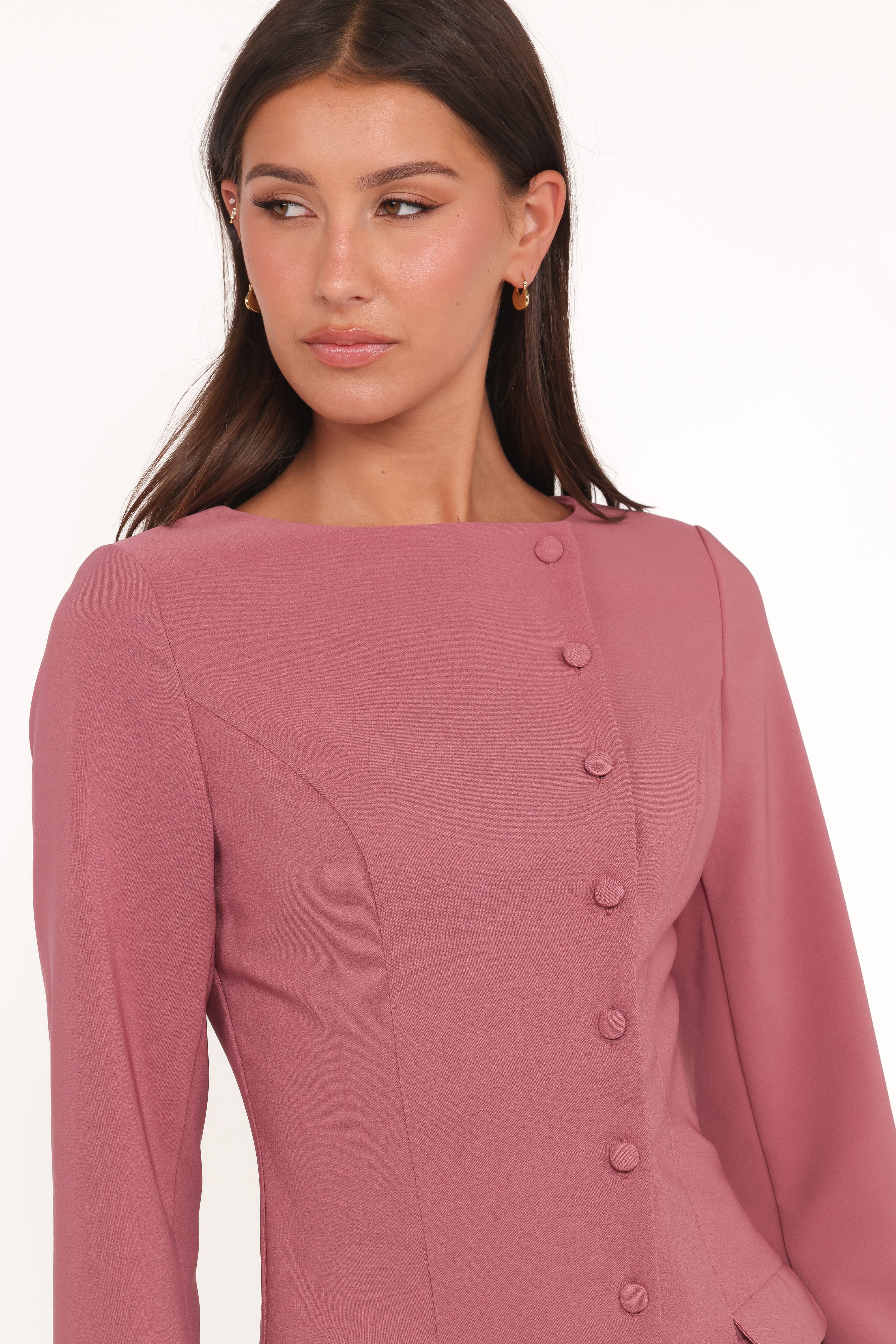 Brenton Mini Dress - Mauve - Image 2