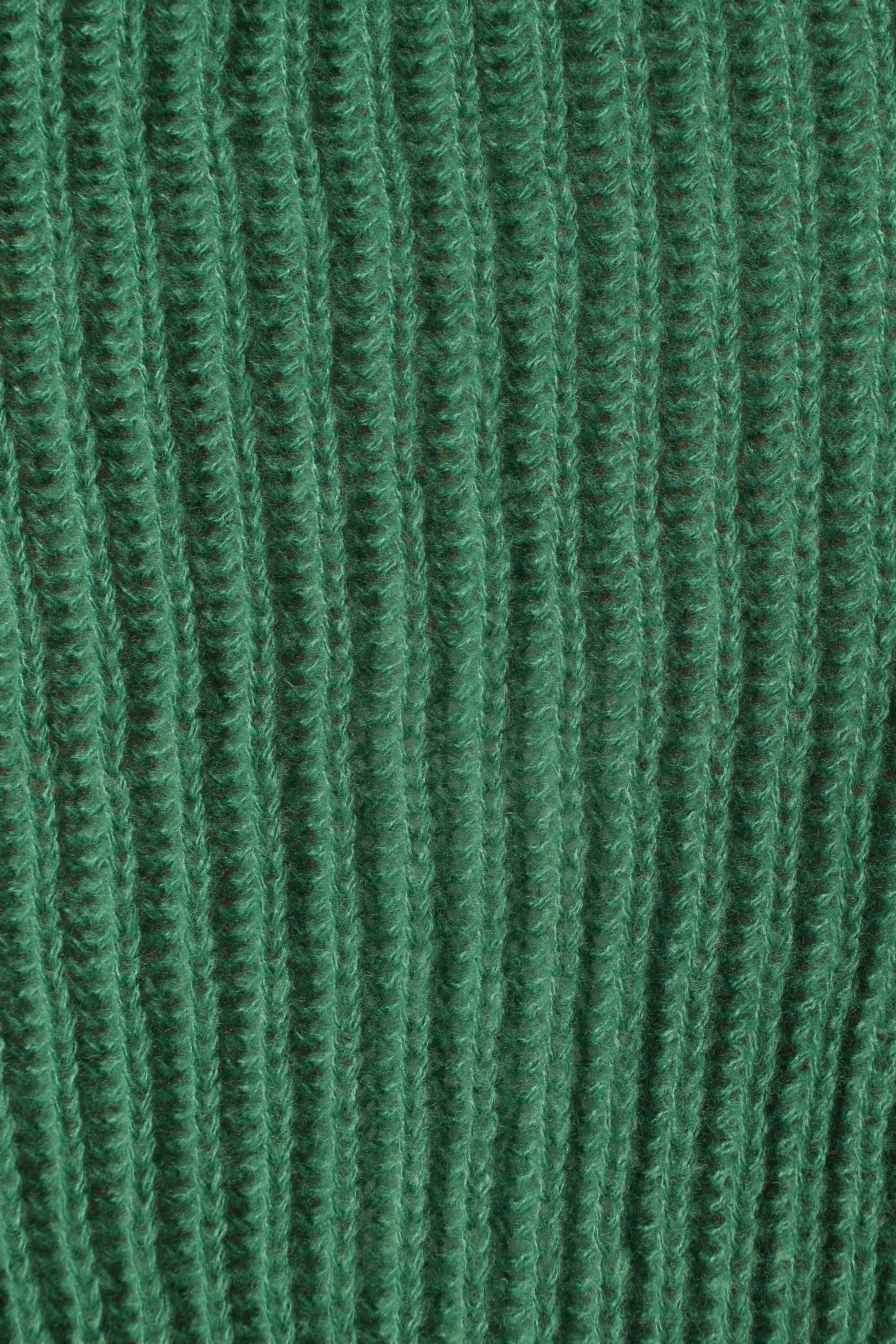 Brinley Crop Knit Sweater - Kelly Green - Image 9
