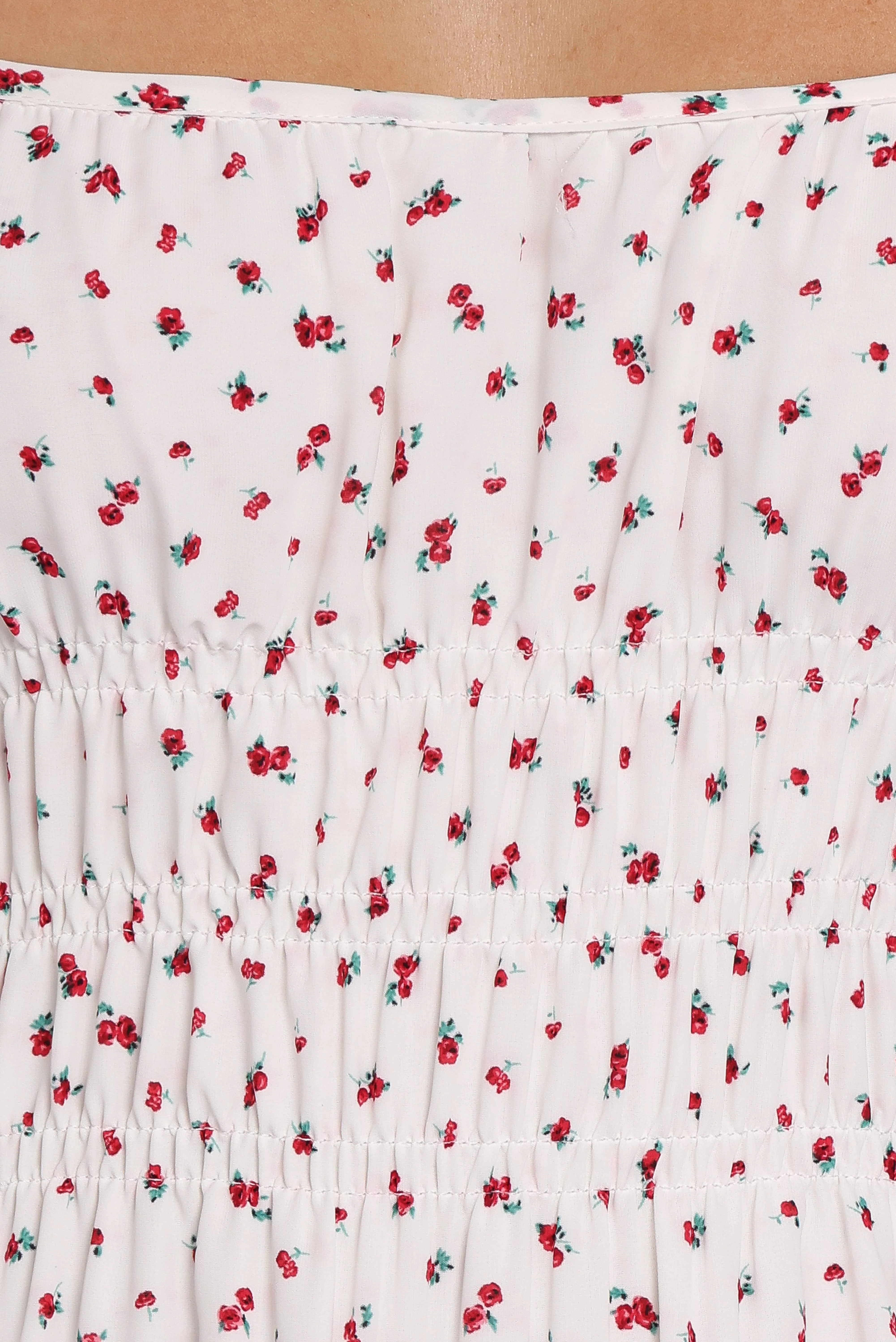 Brittany Maxi Dress - Red Floral - Image 4